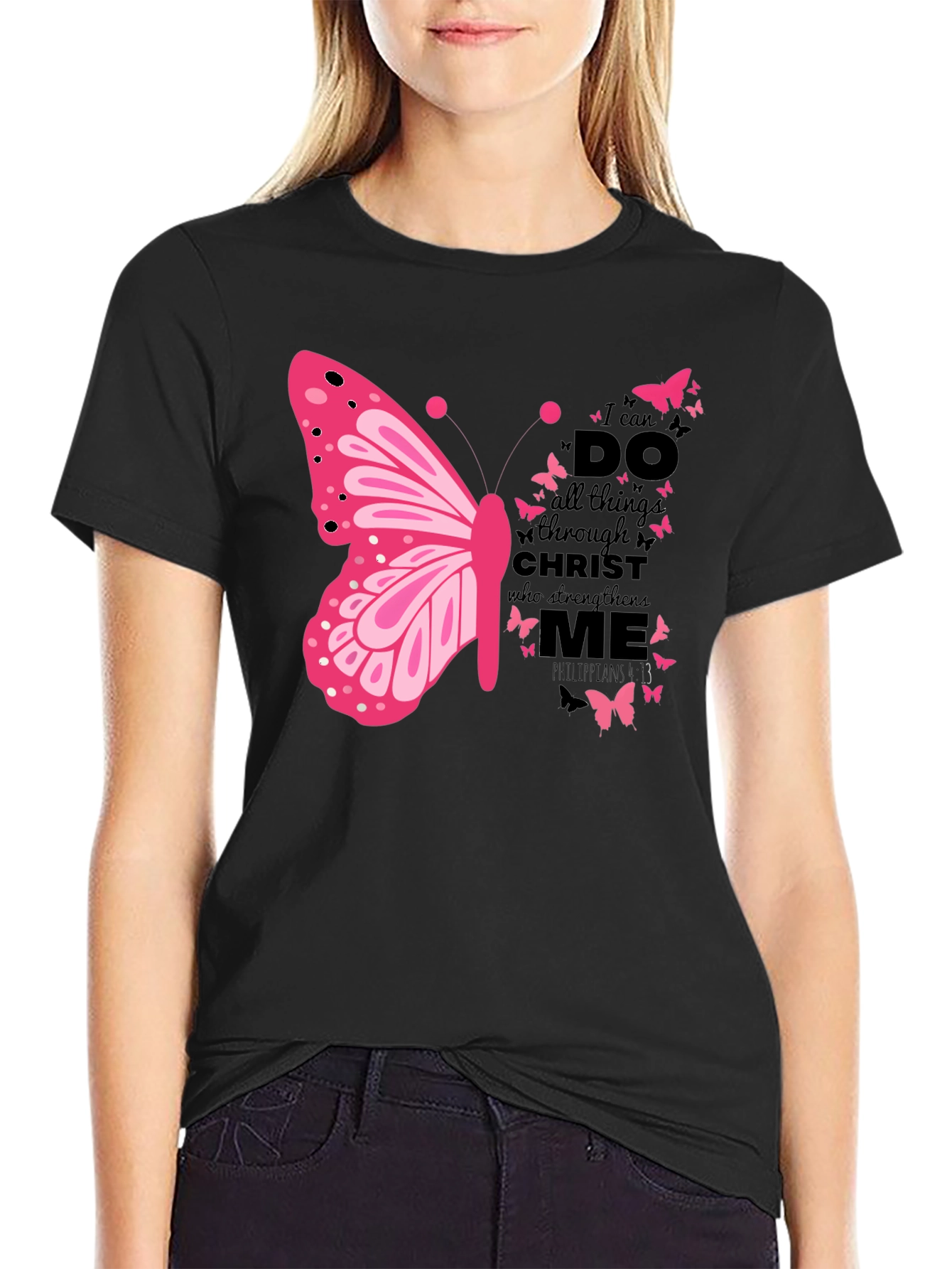 I Can Do All Things Butterfly T-Shirt