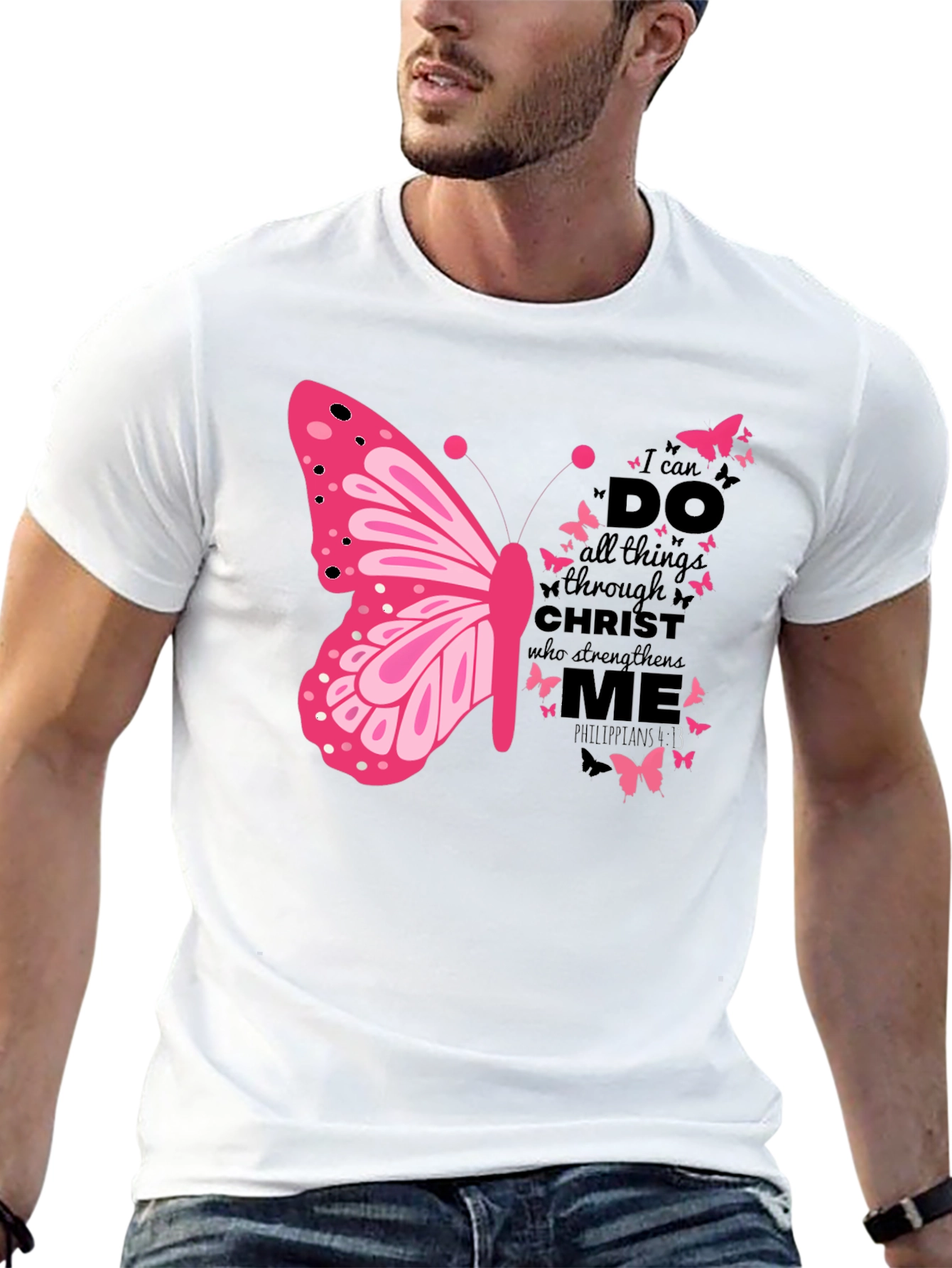 I Can Do All Things Butterfly T-Shirt