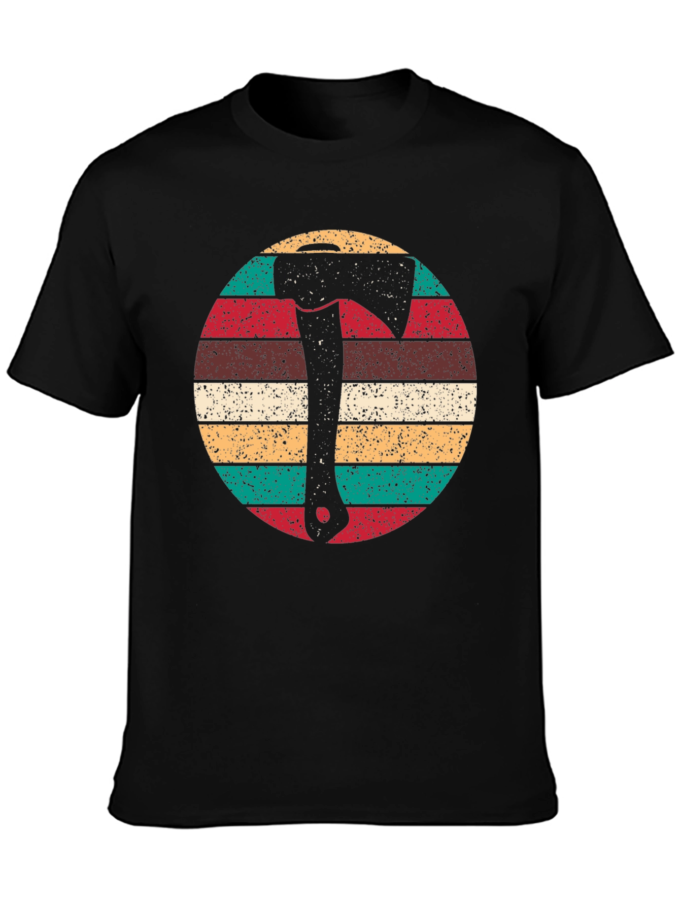 Retro Axe Graphic Tee - Logger Style
