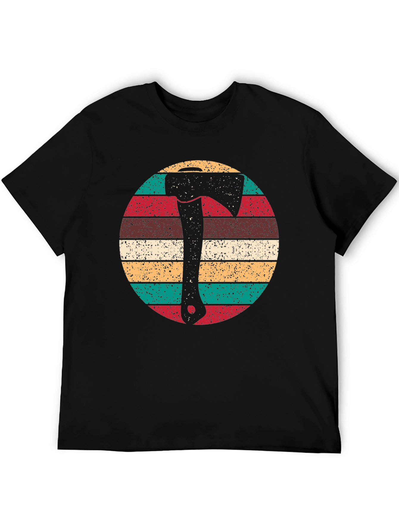 Retro Axe Graphic Tee - Logger Style