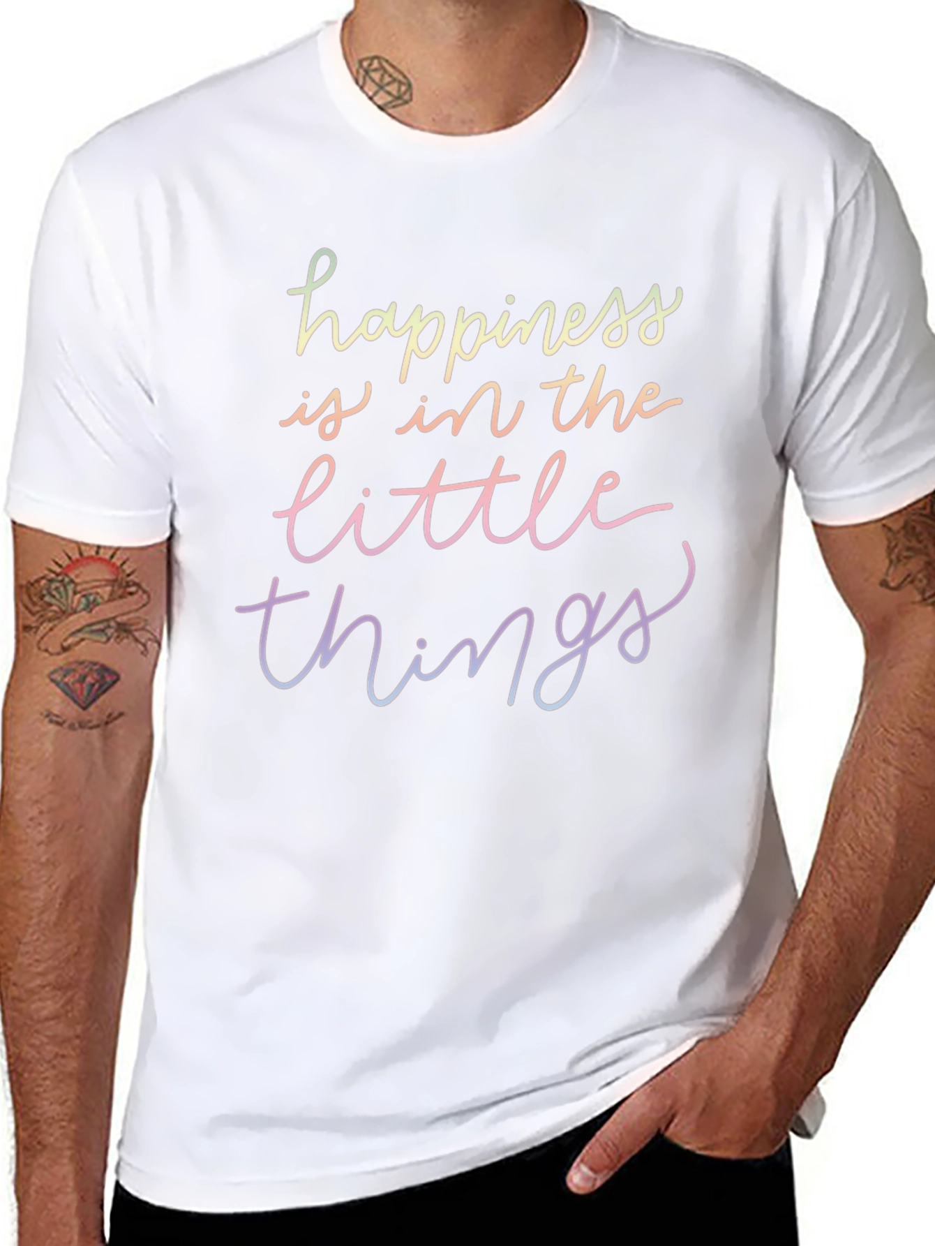 Happiness Little Things Graphic Tee