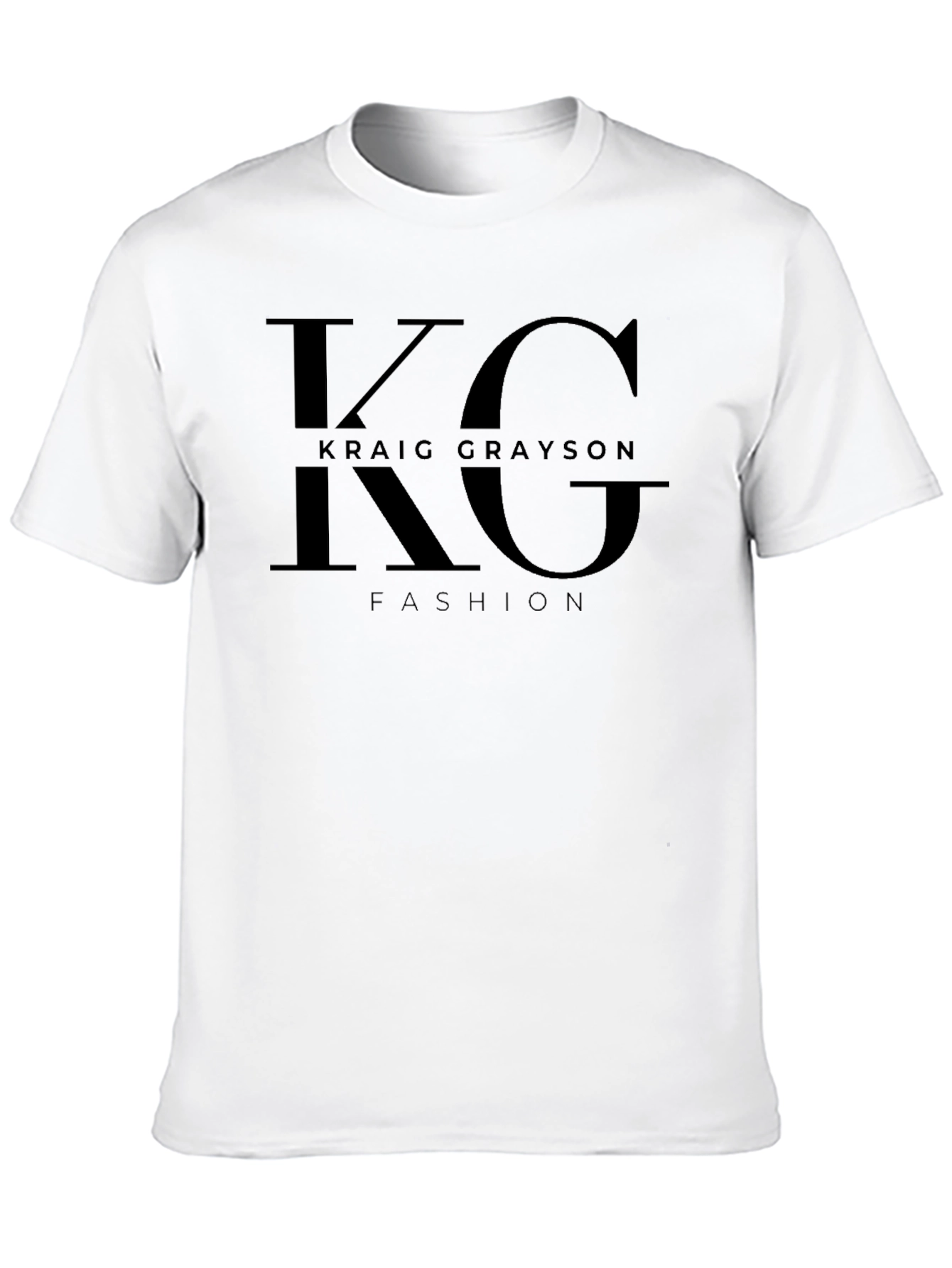 Kraic Grayson Fashion Black Tee