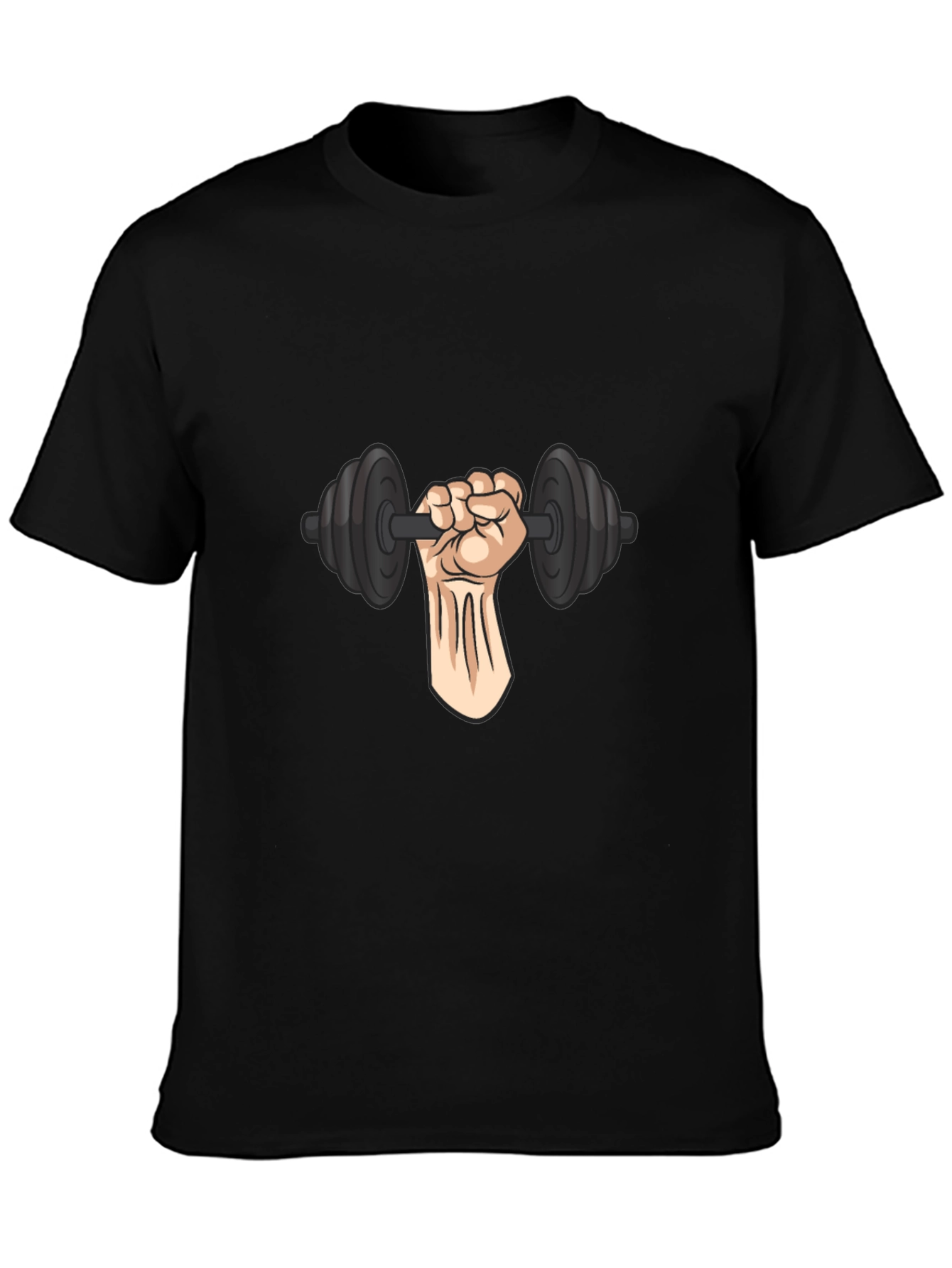 Weight Lifting Fist Graphic T-Shirt