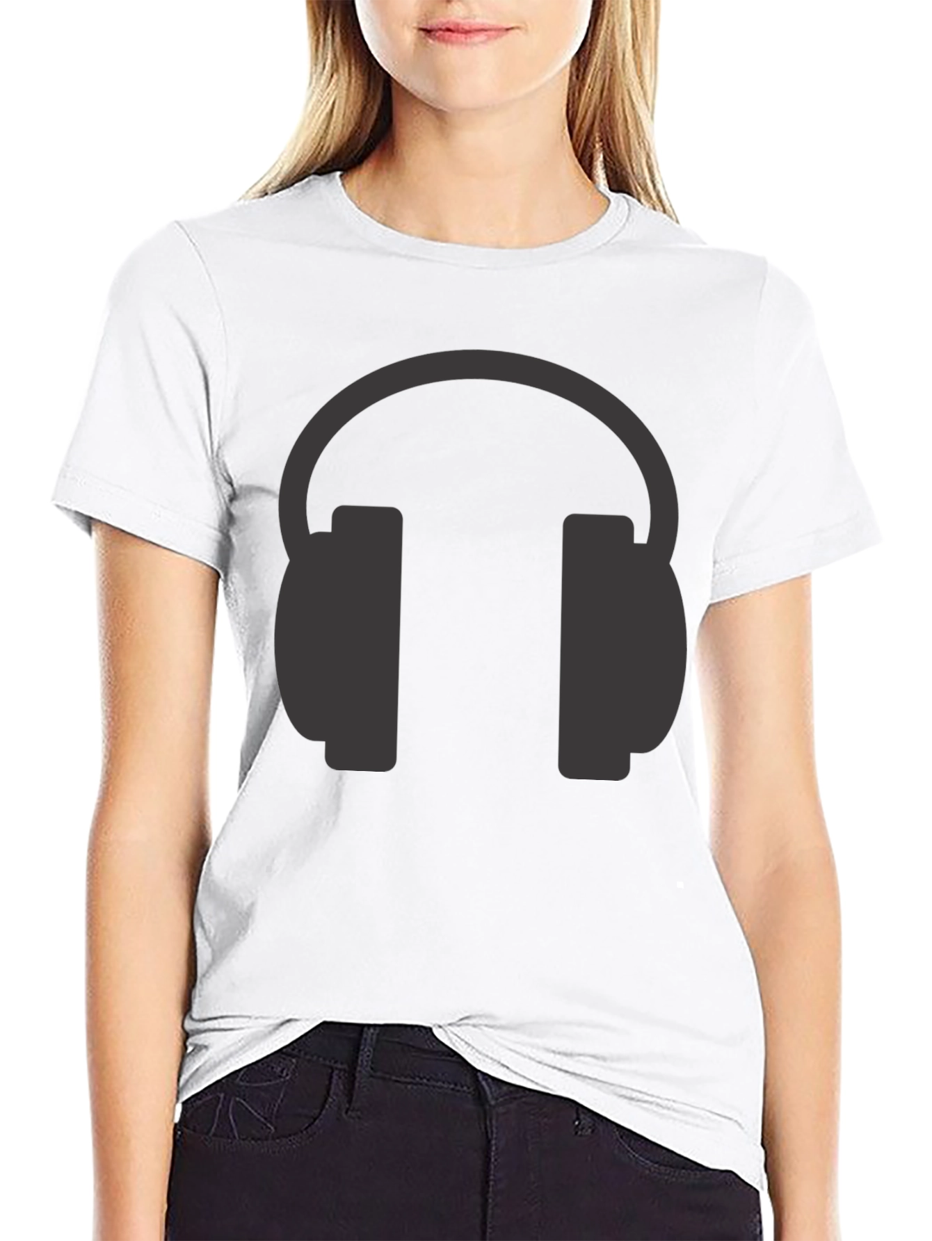 Headphone Graphic T-Shirt - Music Lover Tee