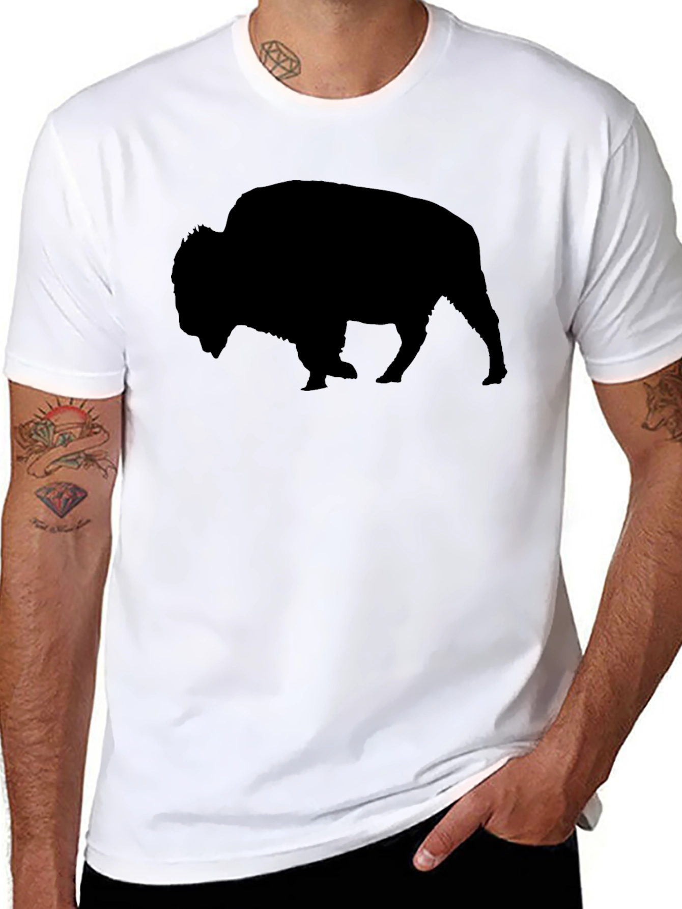 Buffalo Silhouette Graphic T-Shirt