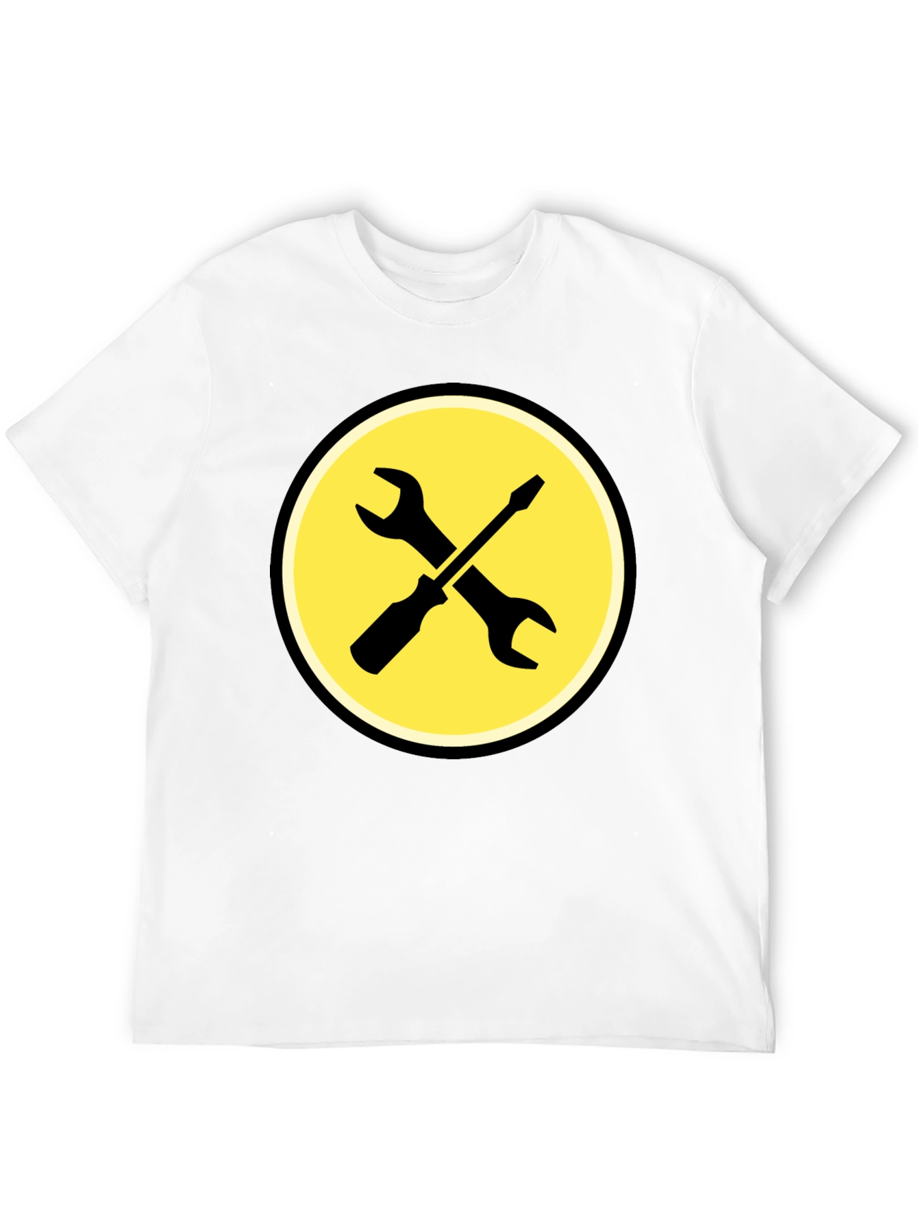 Tools Graphic Black Crew Neck T-Shirt