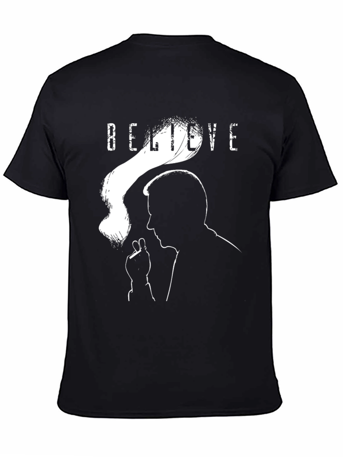 Believe Silhouette Graphic Tee - Classic Black