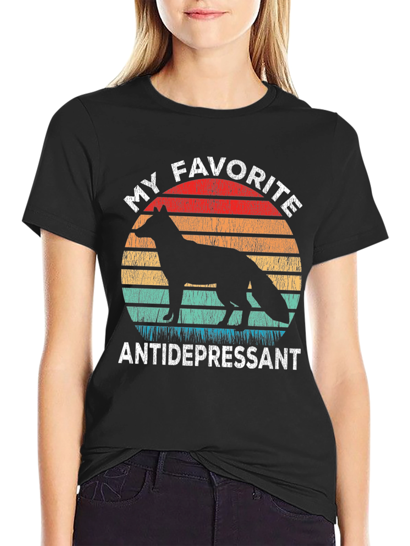Favorite Antidepressant Fox Tee