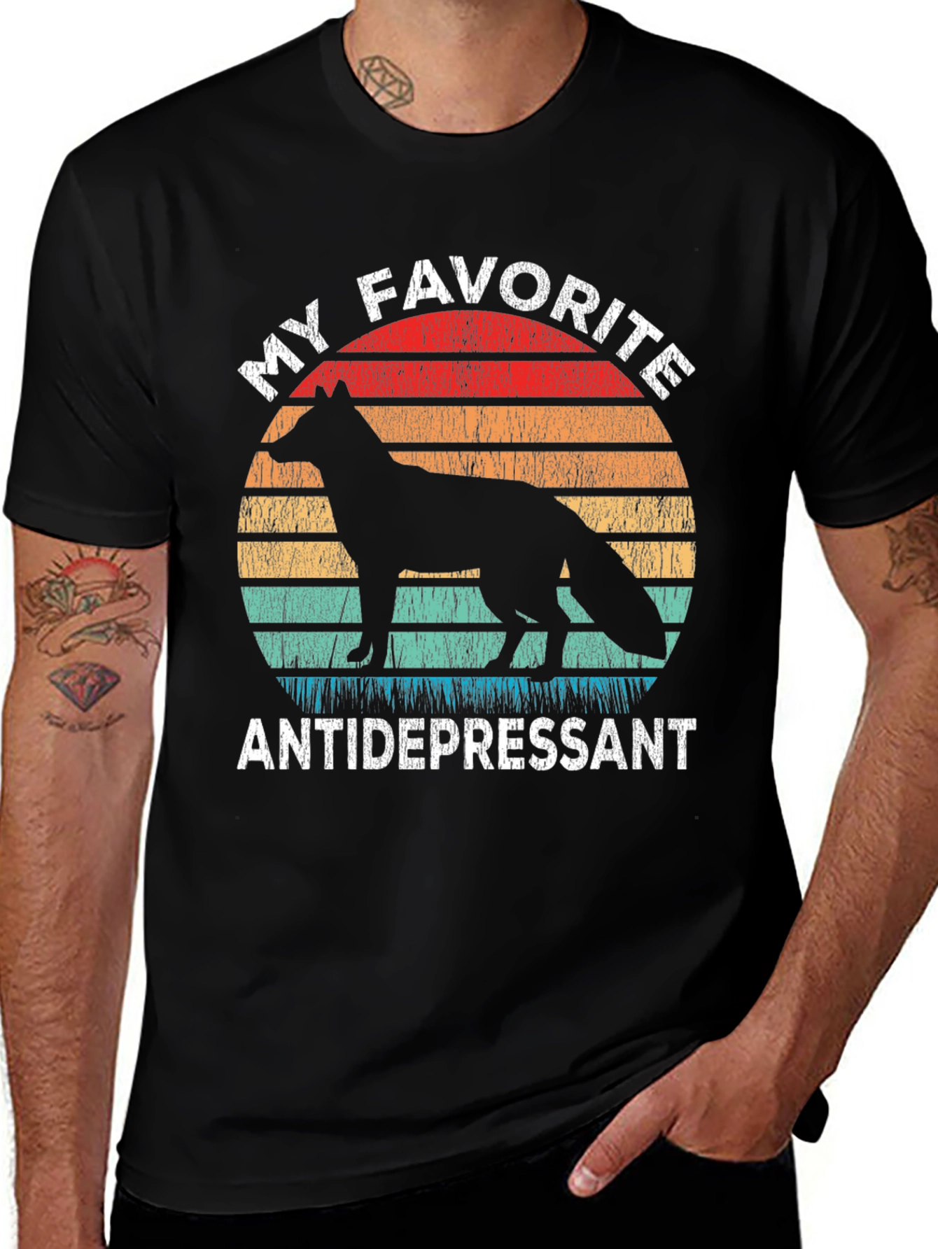 Favorite Antidepressant Fox Tee