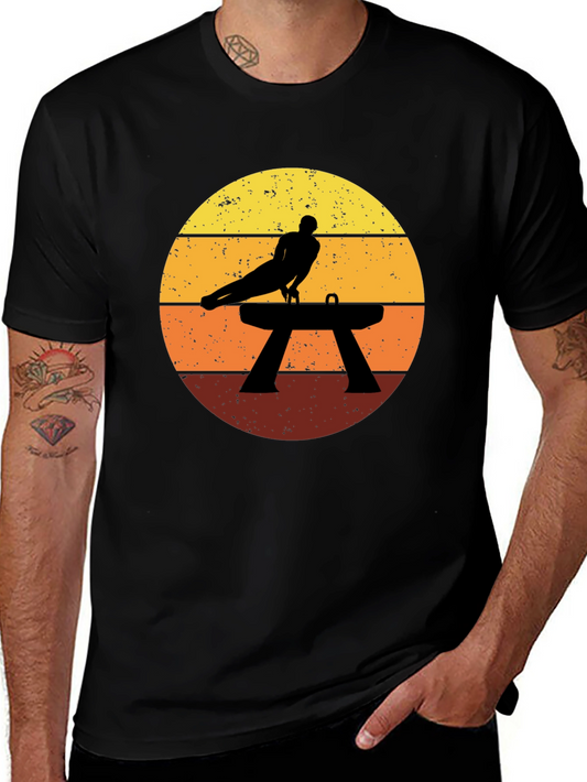 Vintage Gymnastics Sunset T-Shirt