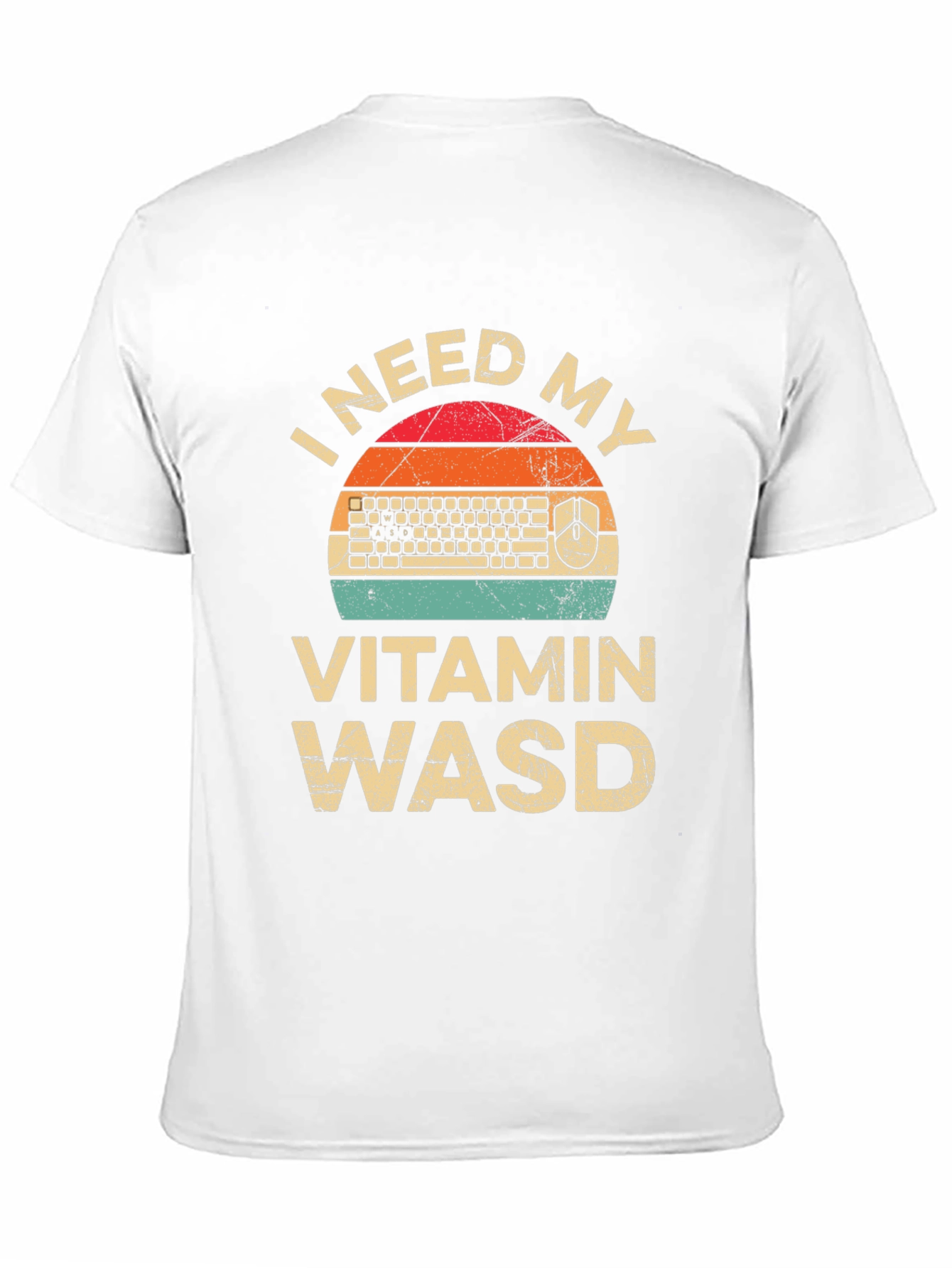 I Need My Vitamin WASD T-Shirt - Gamer Tee