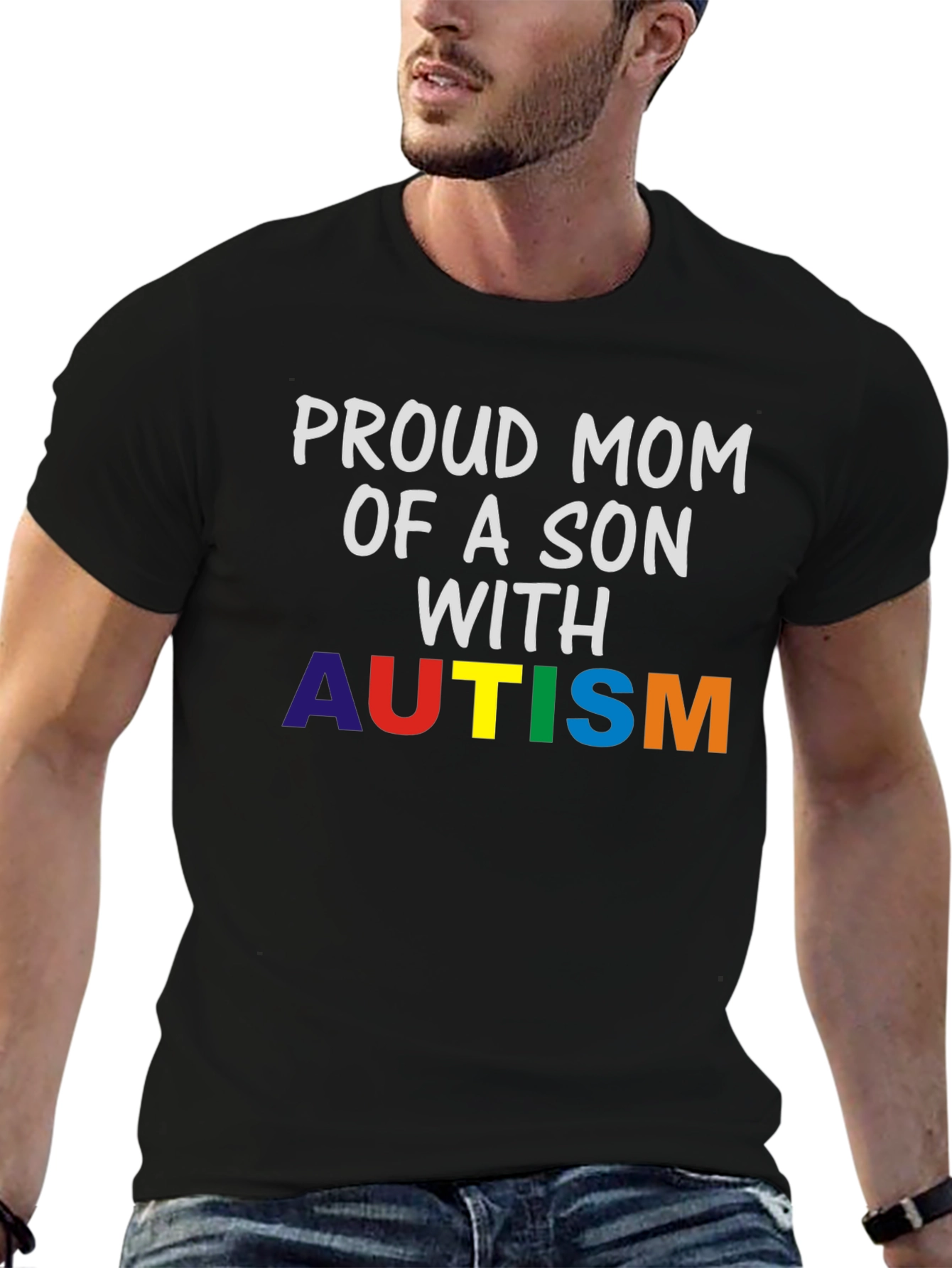 Proud Mom of a Son with Autism T-Shirt