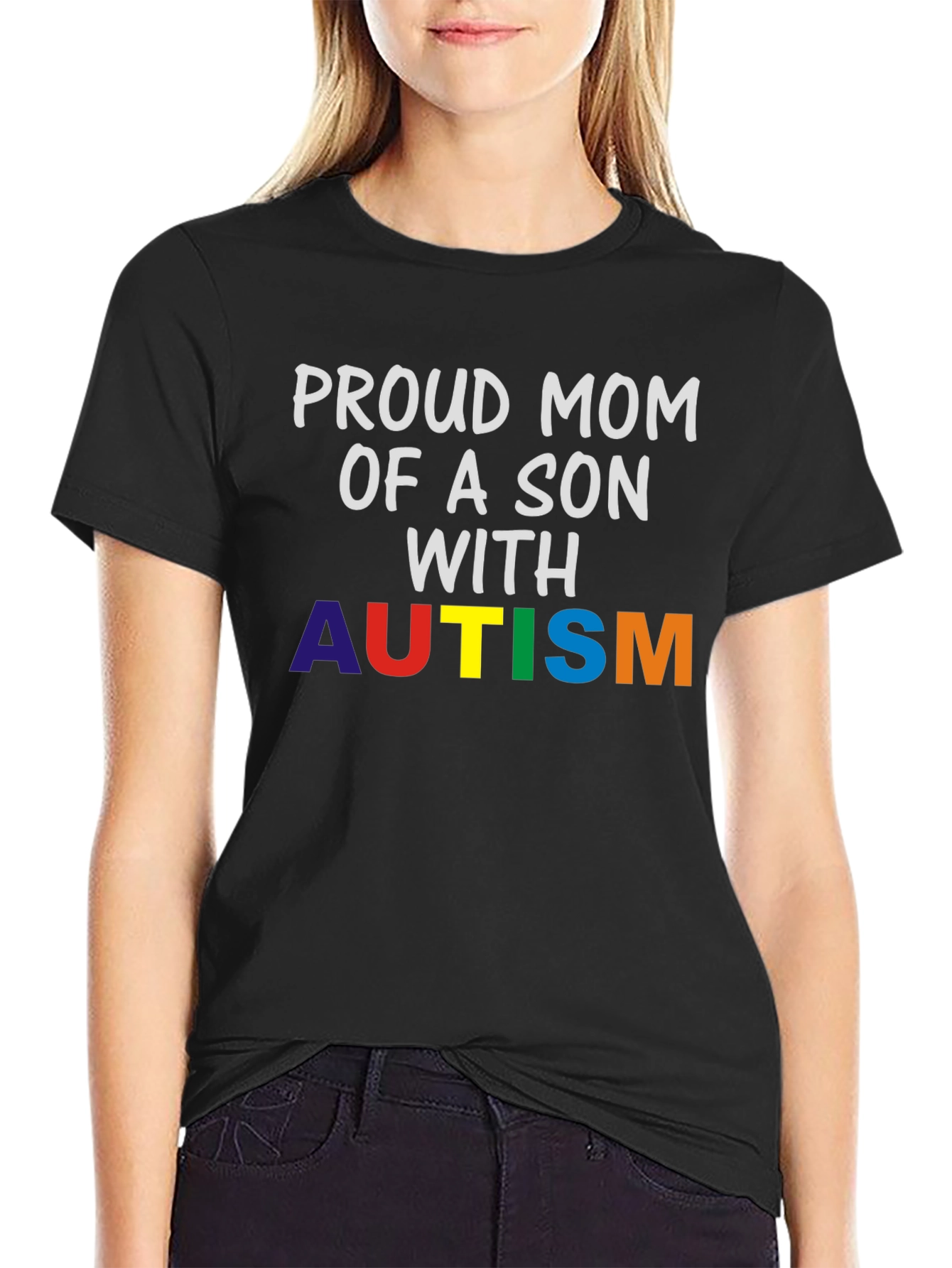 Proud Mom of a Son with Autism T-Shirt