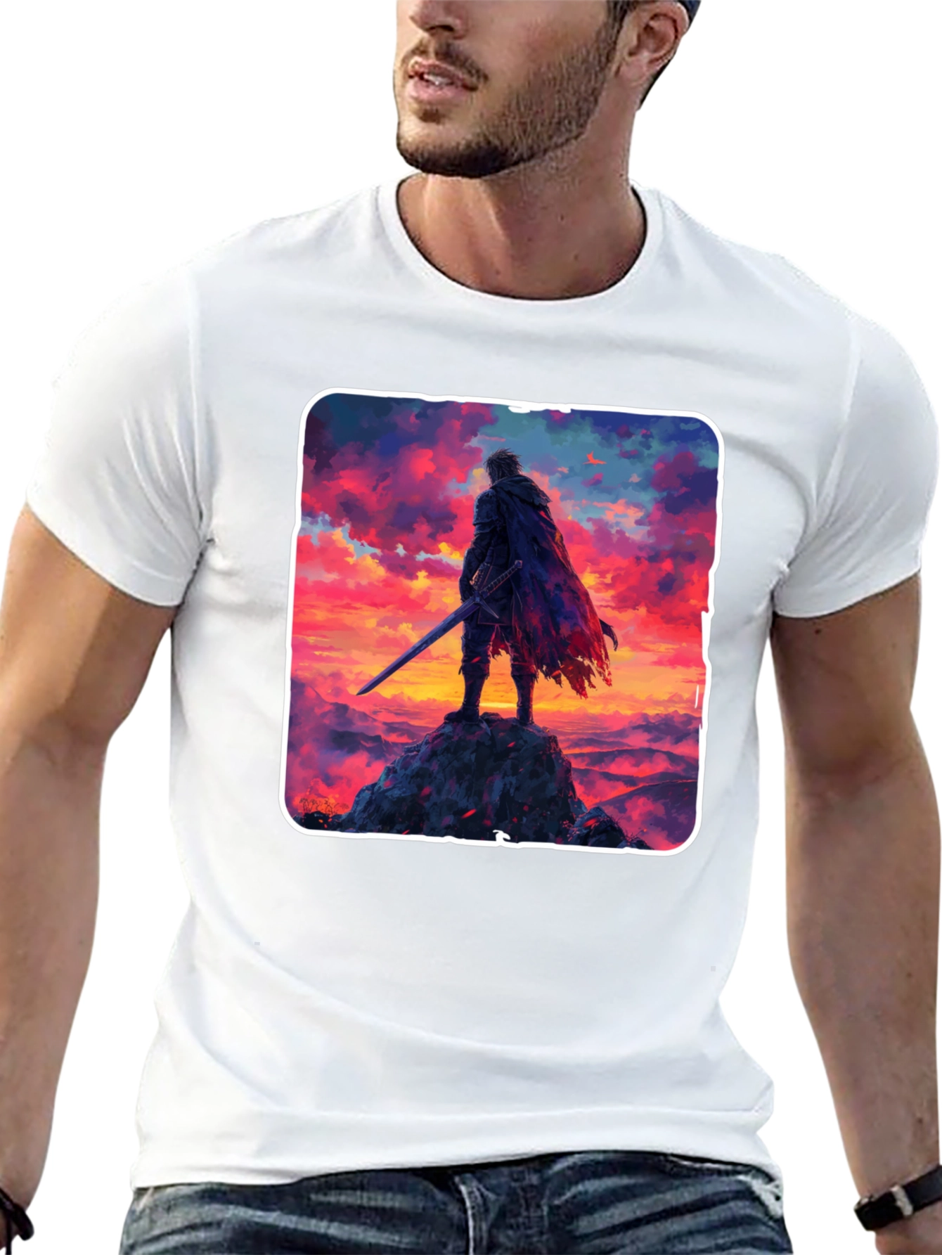 Epic Warrior Graphic Tee - Black