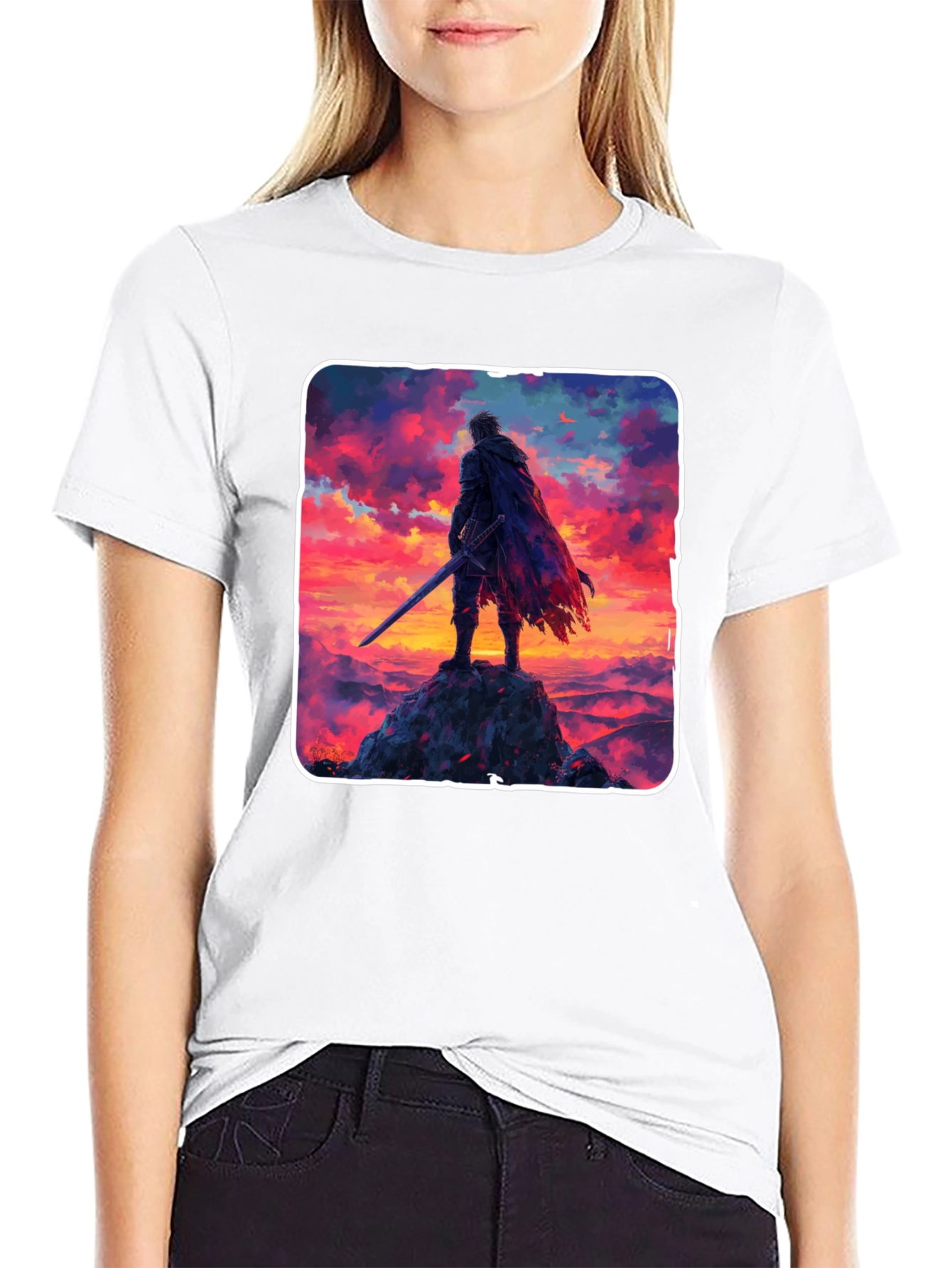 Epic Warrior Graphic Tee - Black