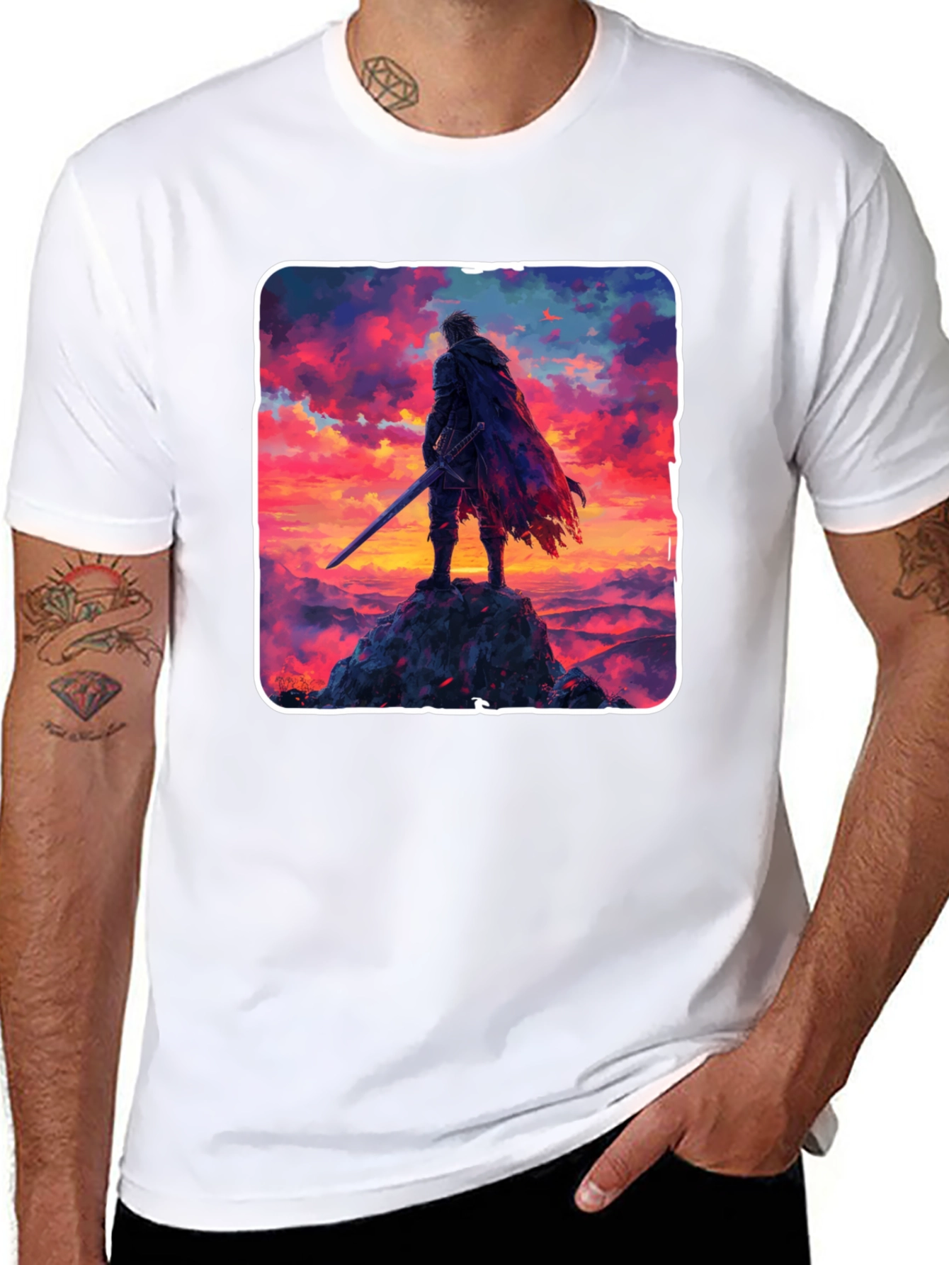 Epic Warrior Graphic Tee - Black