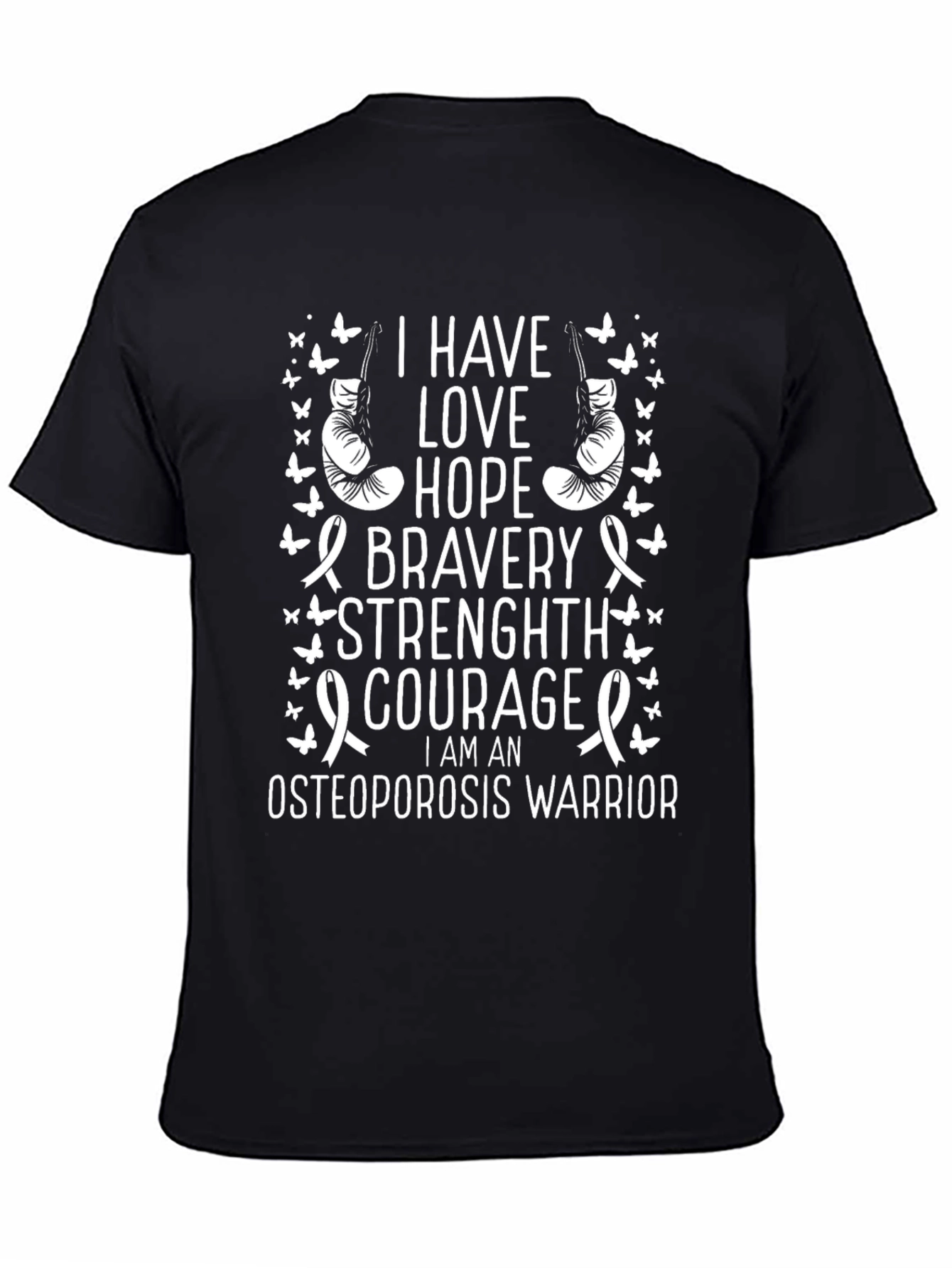 Osteoporosis Warrior Graphic Tee