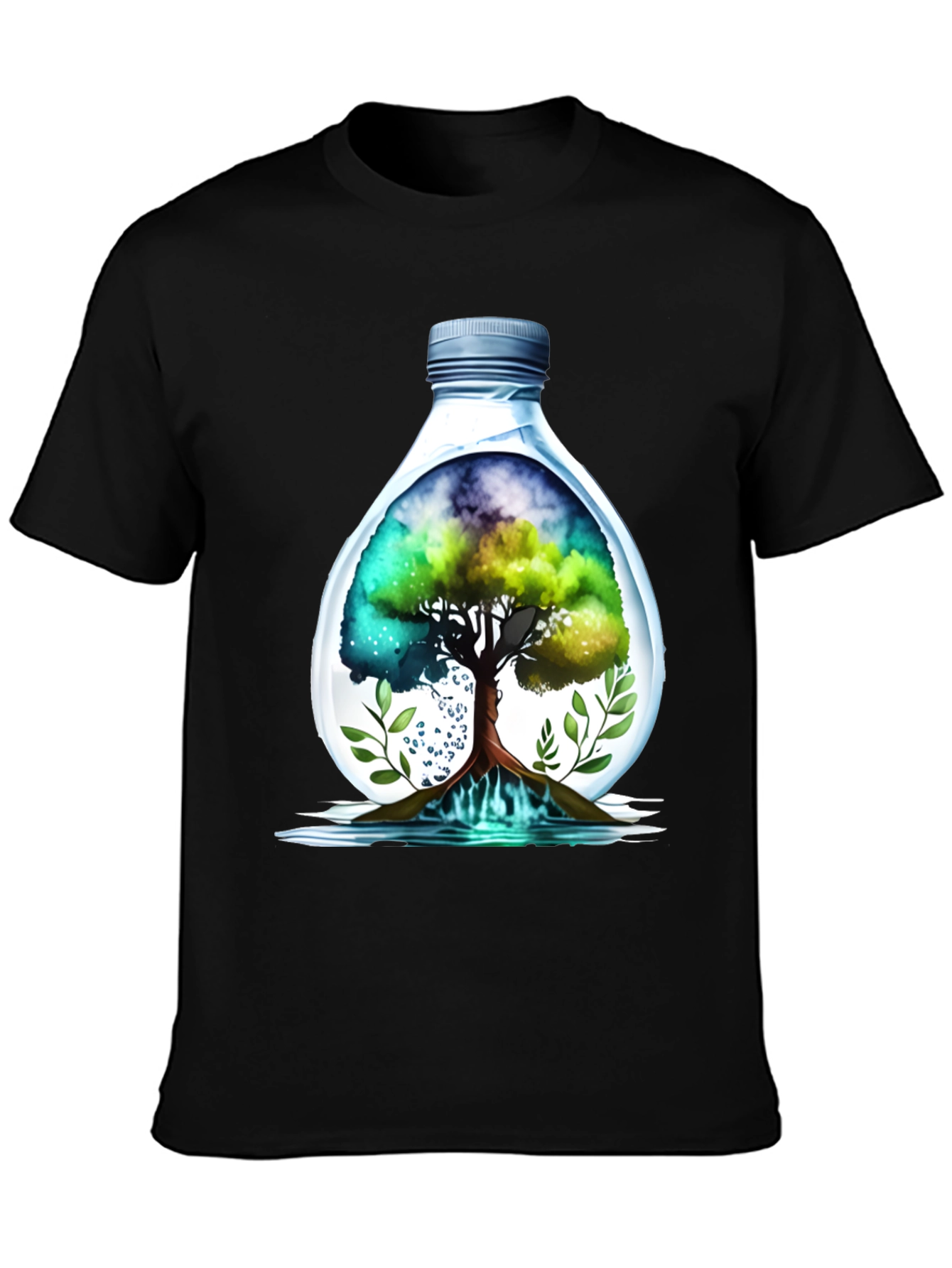 Nature in a Bottle Graphic Tee - Eco-Friendly Fashion