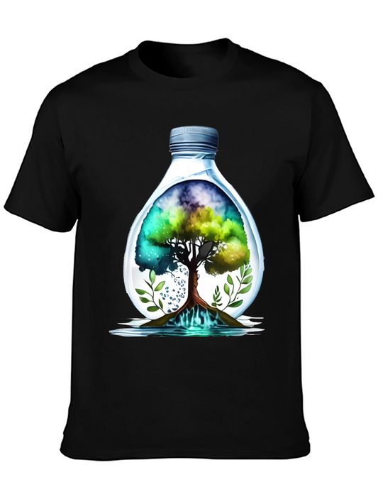 Nature in a Bottle Graphic Tee - Eco-Friendly Fashion