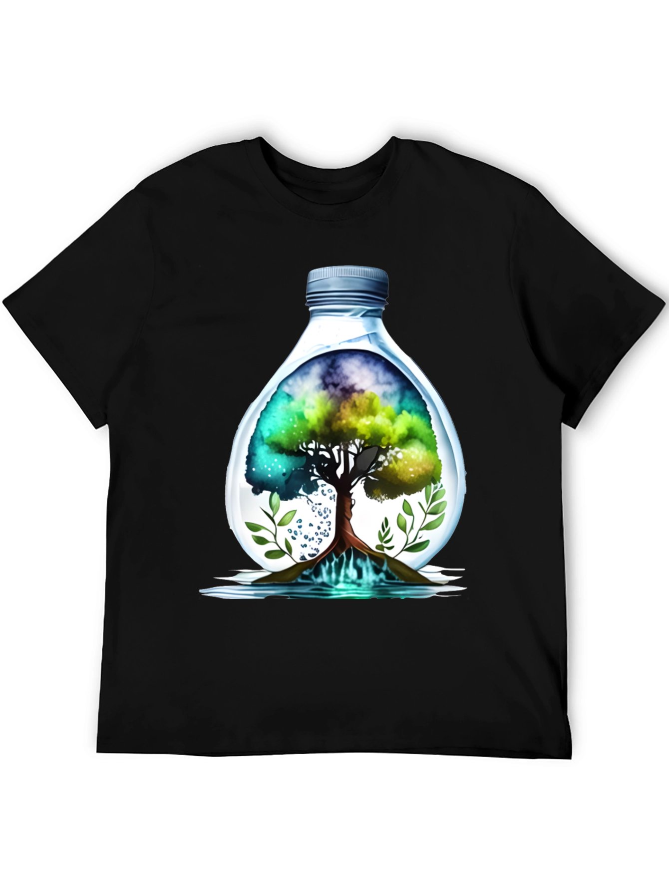Nature in a Bottle Graphic Tee - Eco-Friendly Fashion