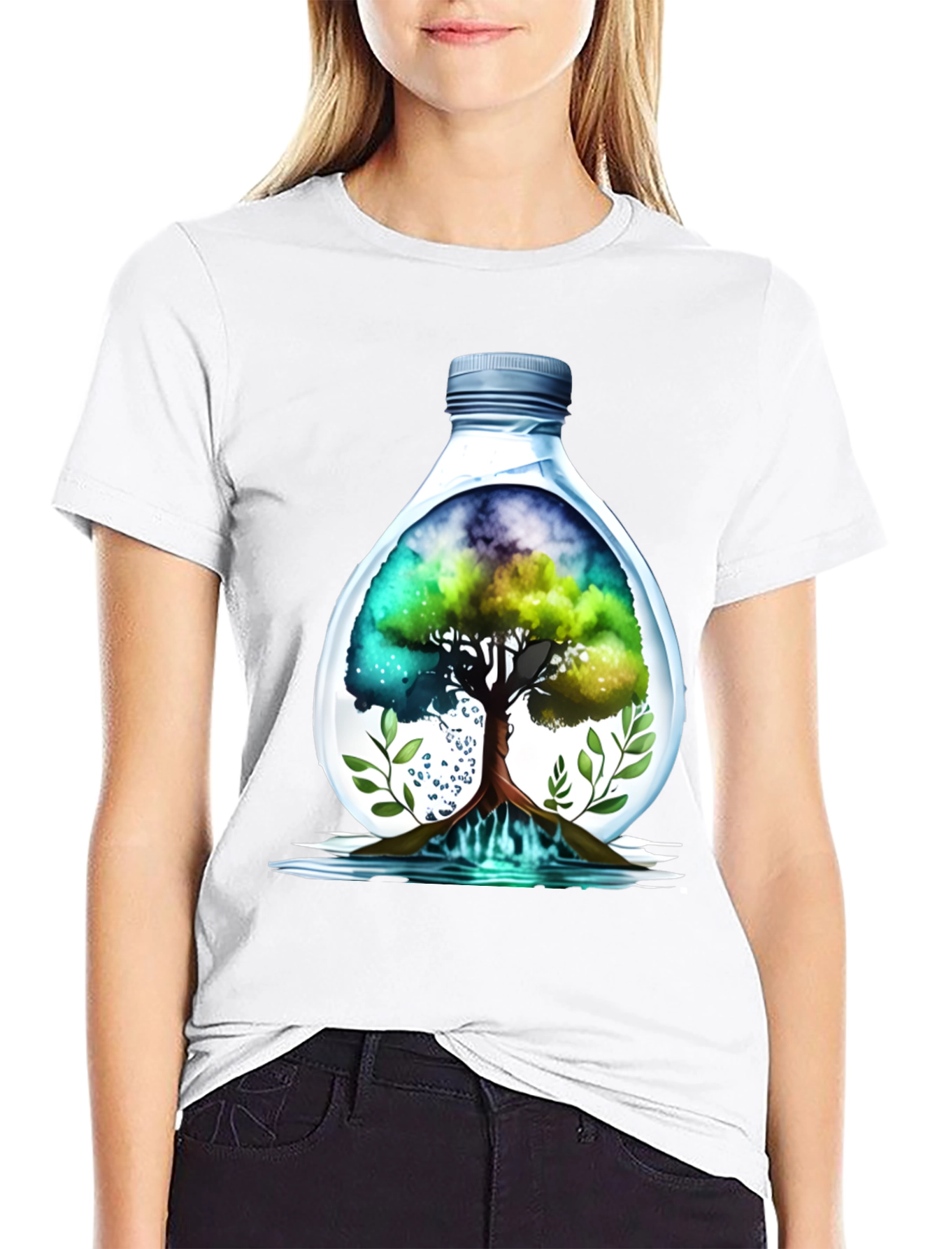 Nature in a Bottle Graphic Tee - Eco-Friendly Fashion