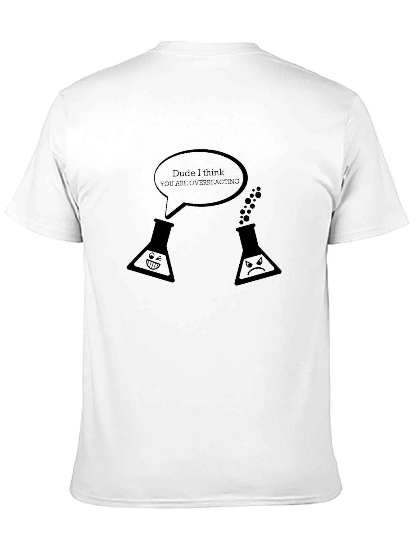 Funny Chemistry T-Shirt - Overreacting Science Tee