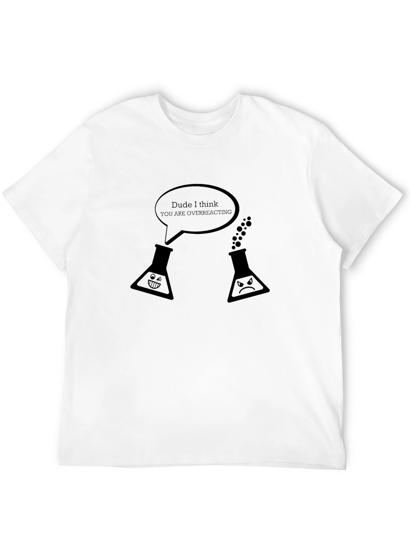 Funny Chemistry T-Shirt - Overreacting Science Tee