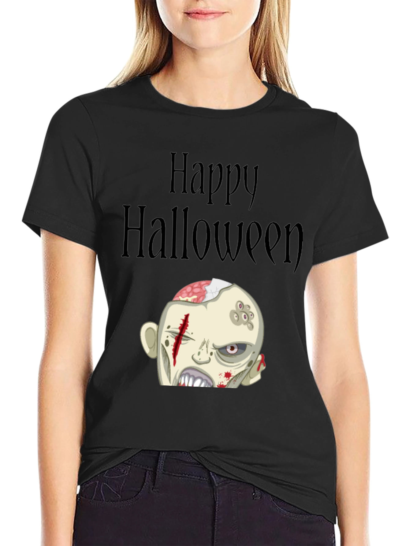 Happy Halloween Zombie T-Shirt