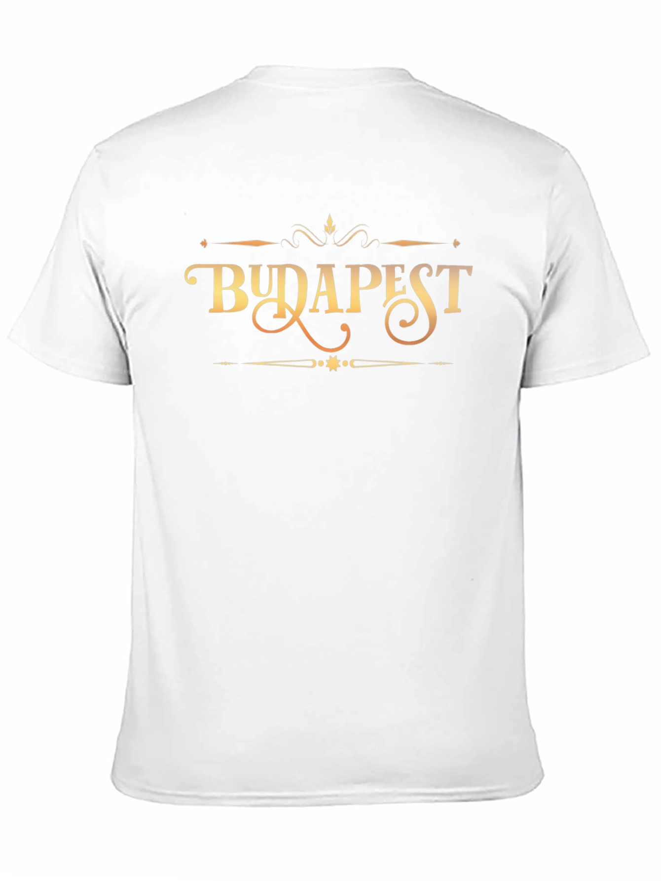 Budapest Graphic Print Black T-Shirt