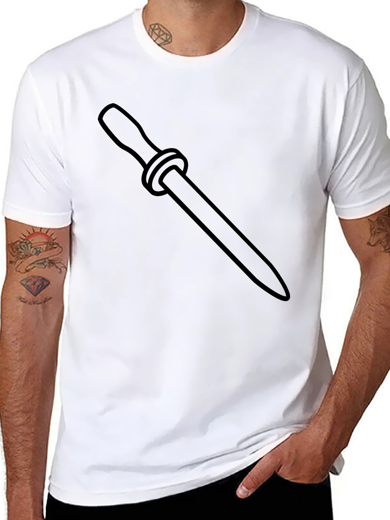 Black Pipette Graphic T-Shirt - Science Geek Apparel