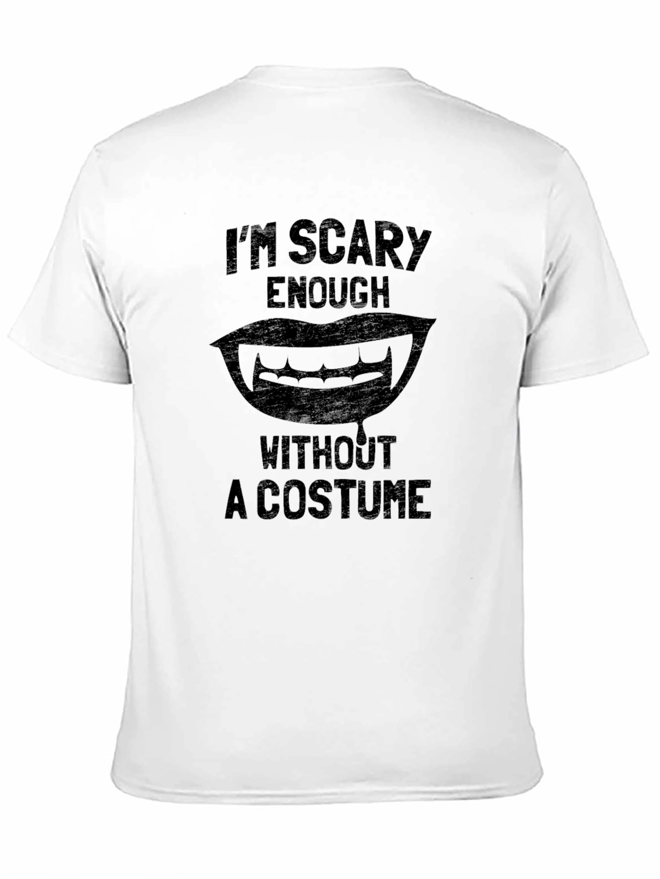 Scary Enough Vampire Graphic T-Shirt