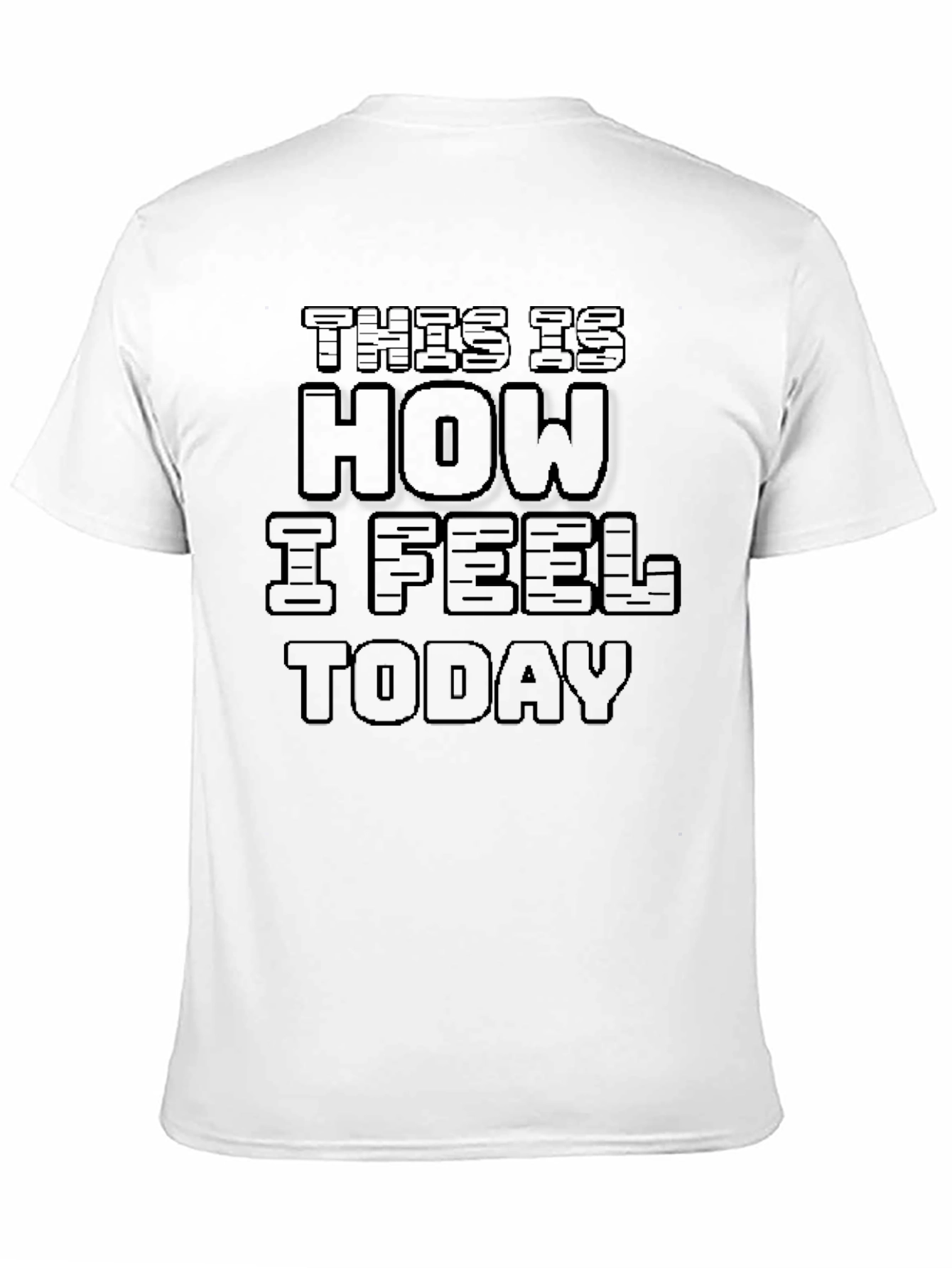 Mens This is How I Feel Today Black T-Shirt