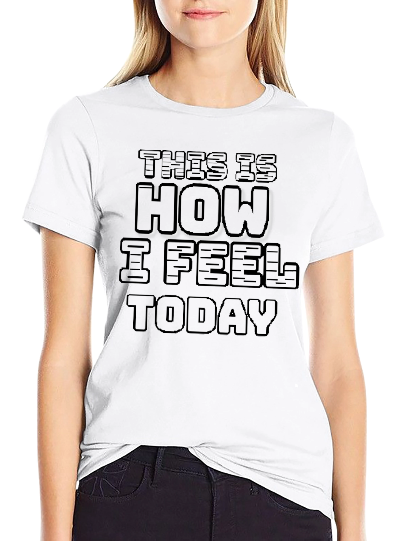 Mens This is How I Feel Today Black T-Shirt