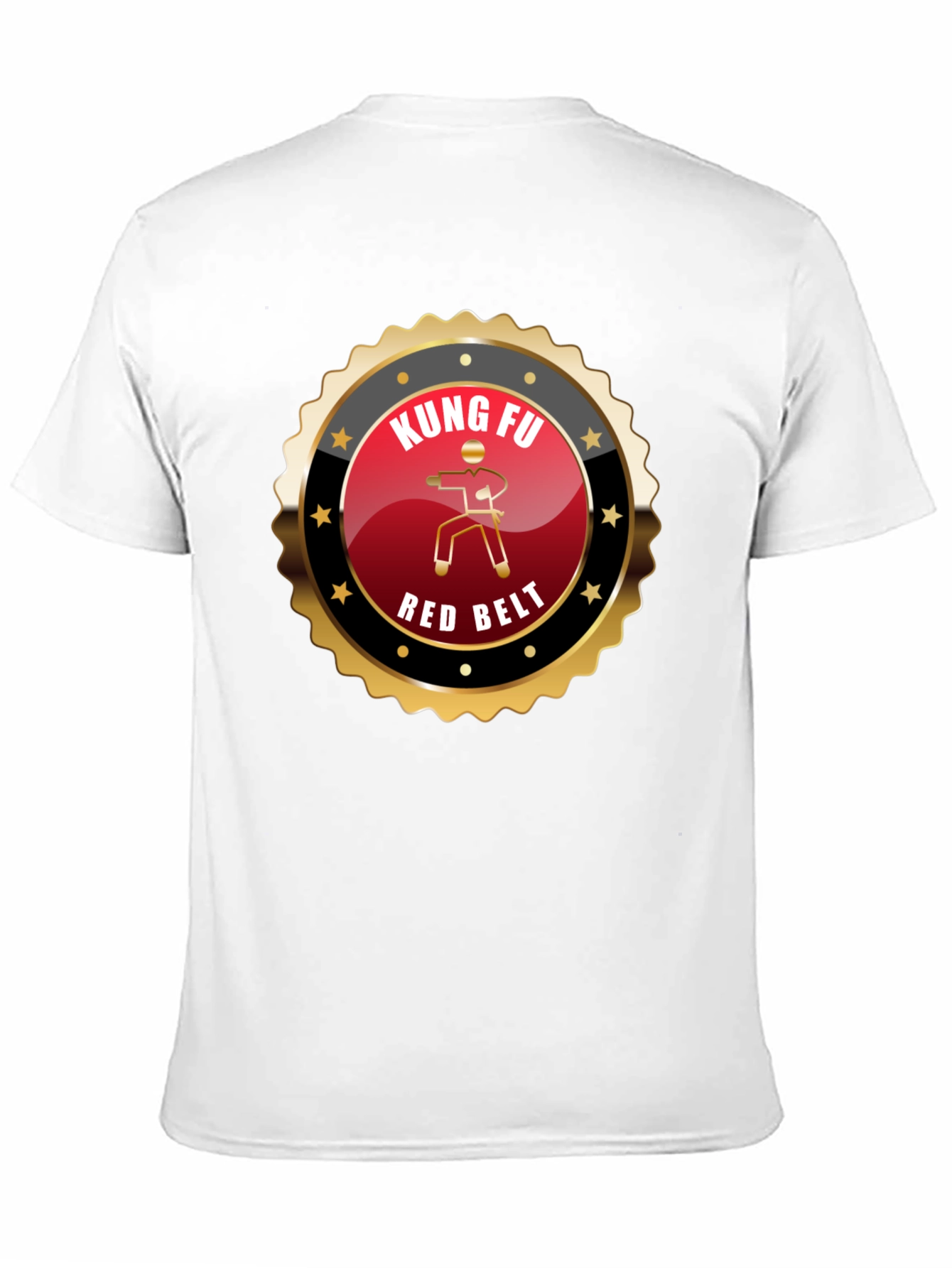 Kung Fu Red Belt T-Shirt - Martial Arts Design