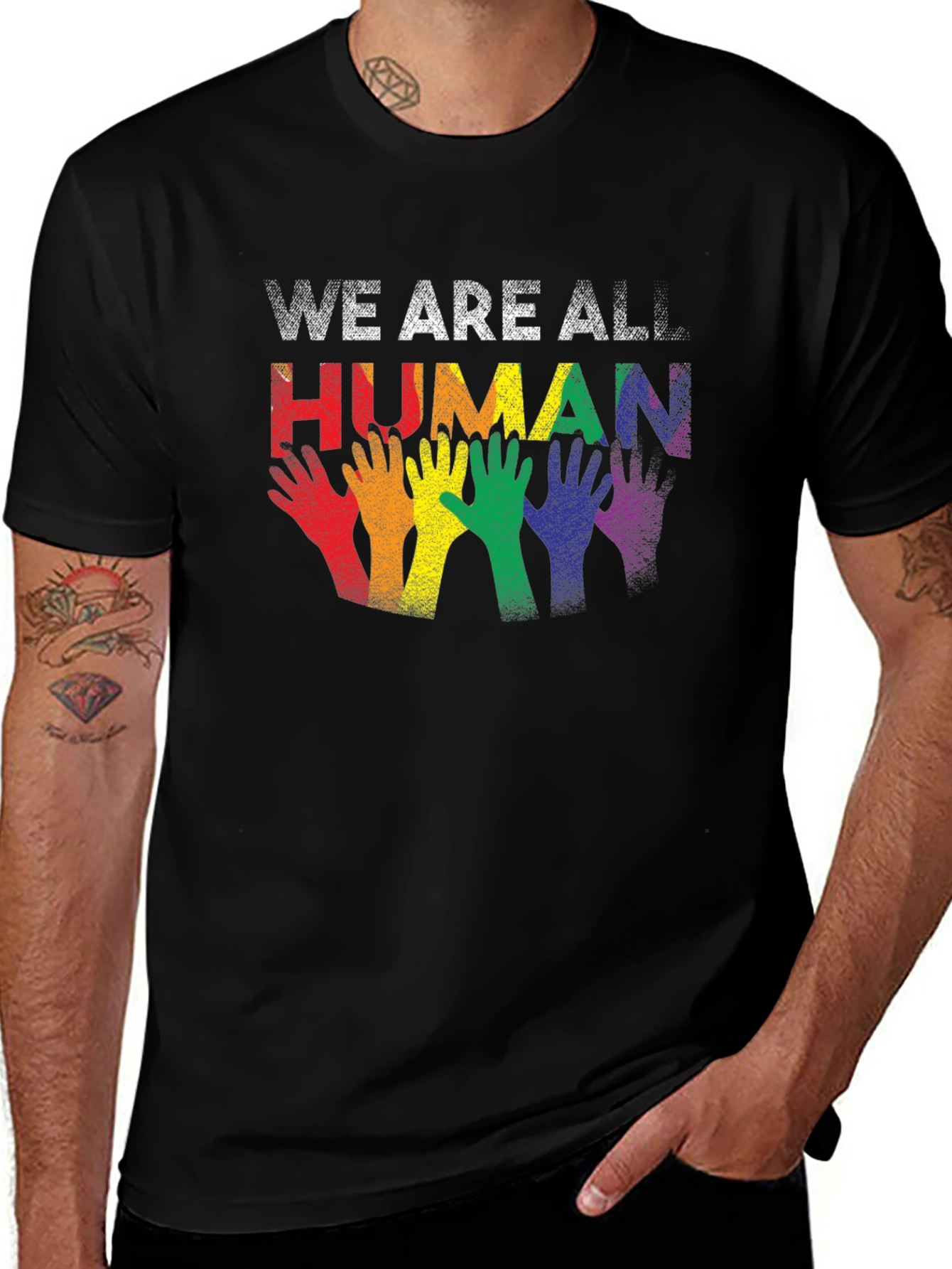 We Are All Human Pride T-Shirt