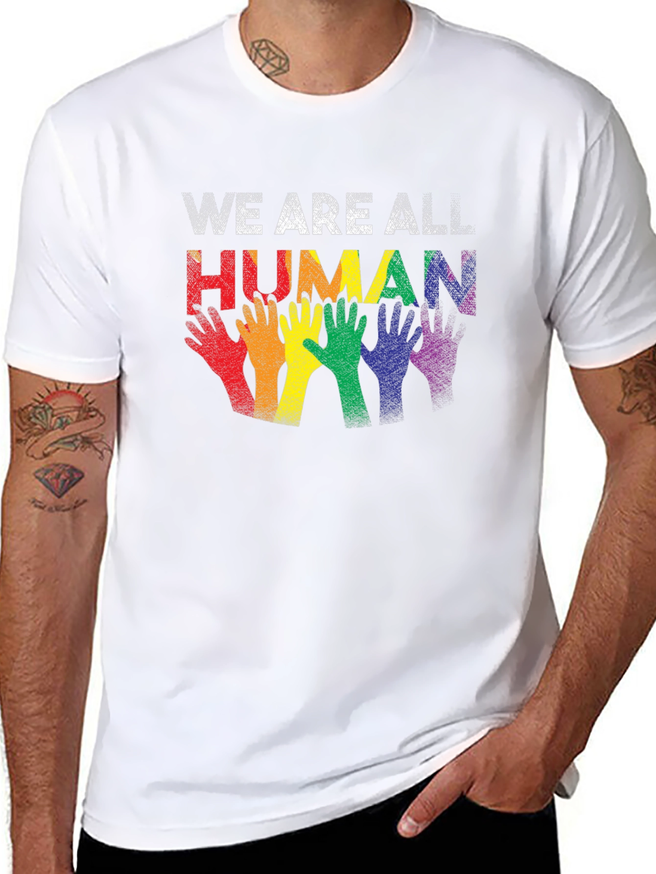 We Are All Human Pride T-Shirt
