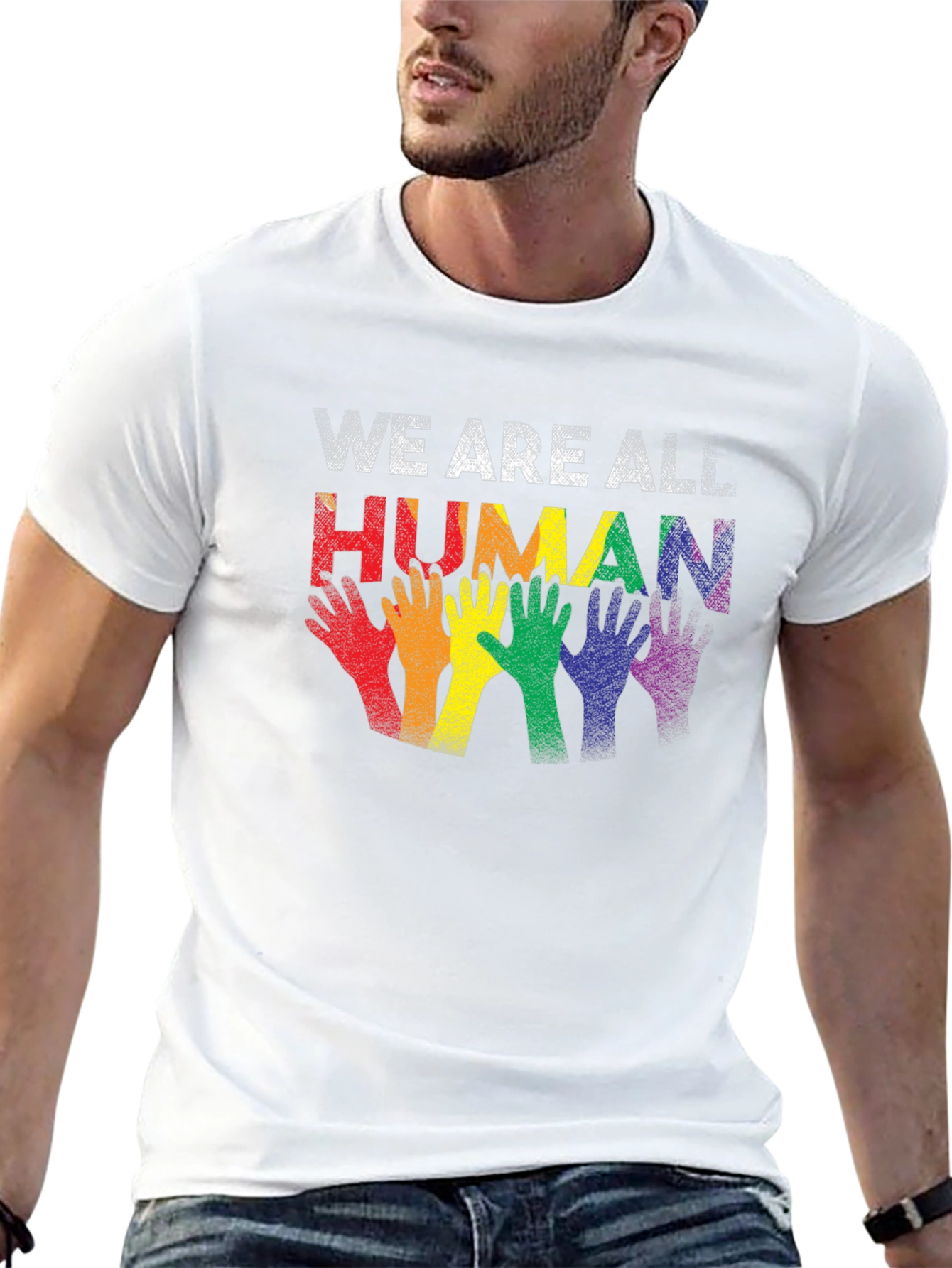 We Are All Human Pride T-Shirt