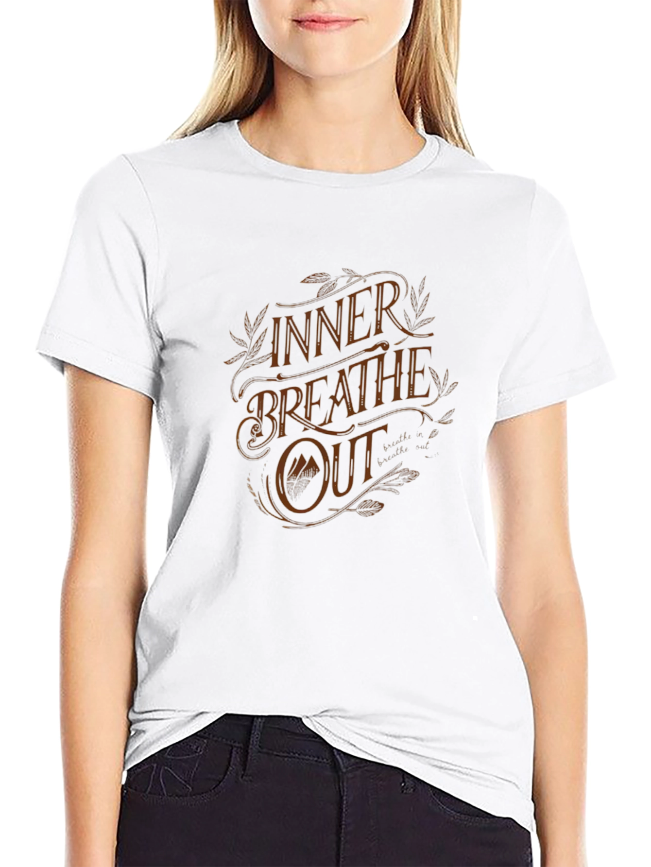 Inner Breathe Out Graphic Tee - Relaxed Fit