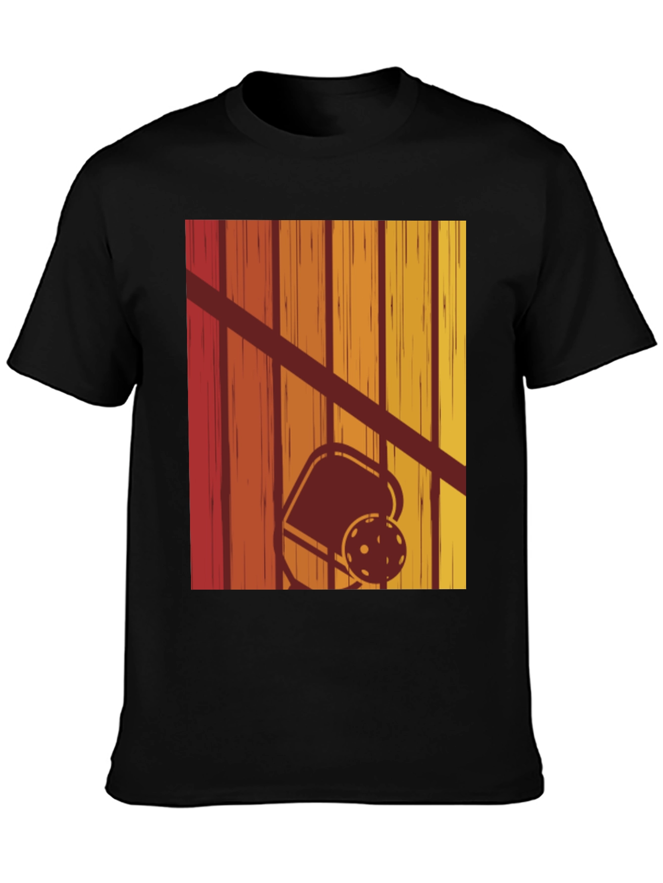 Retro Pickleball Sunset T-Shirt