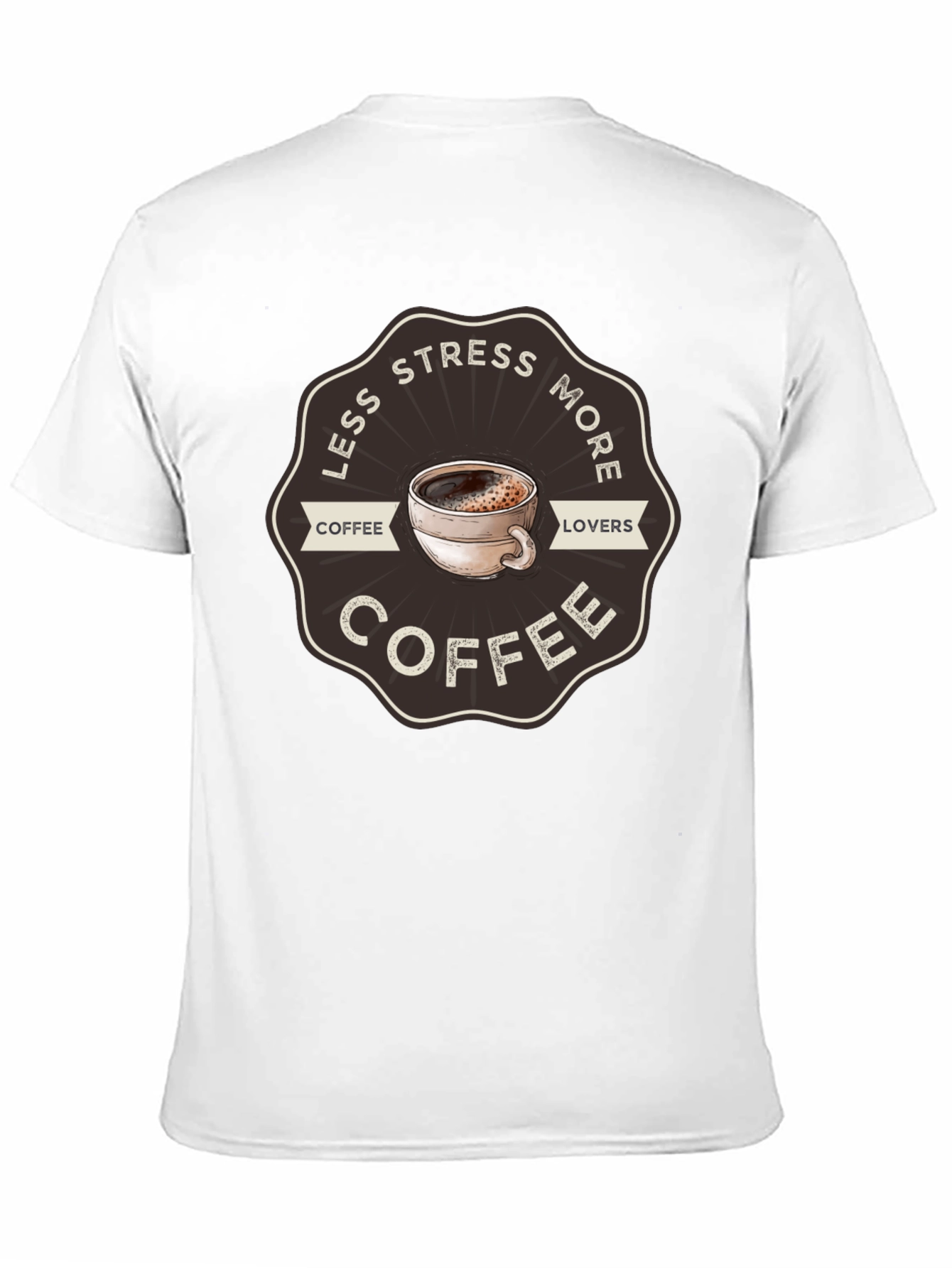 Less Stress More Coffee Graphic Tee