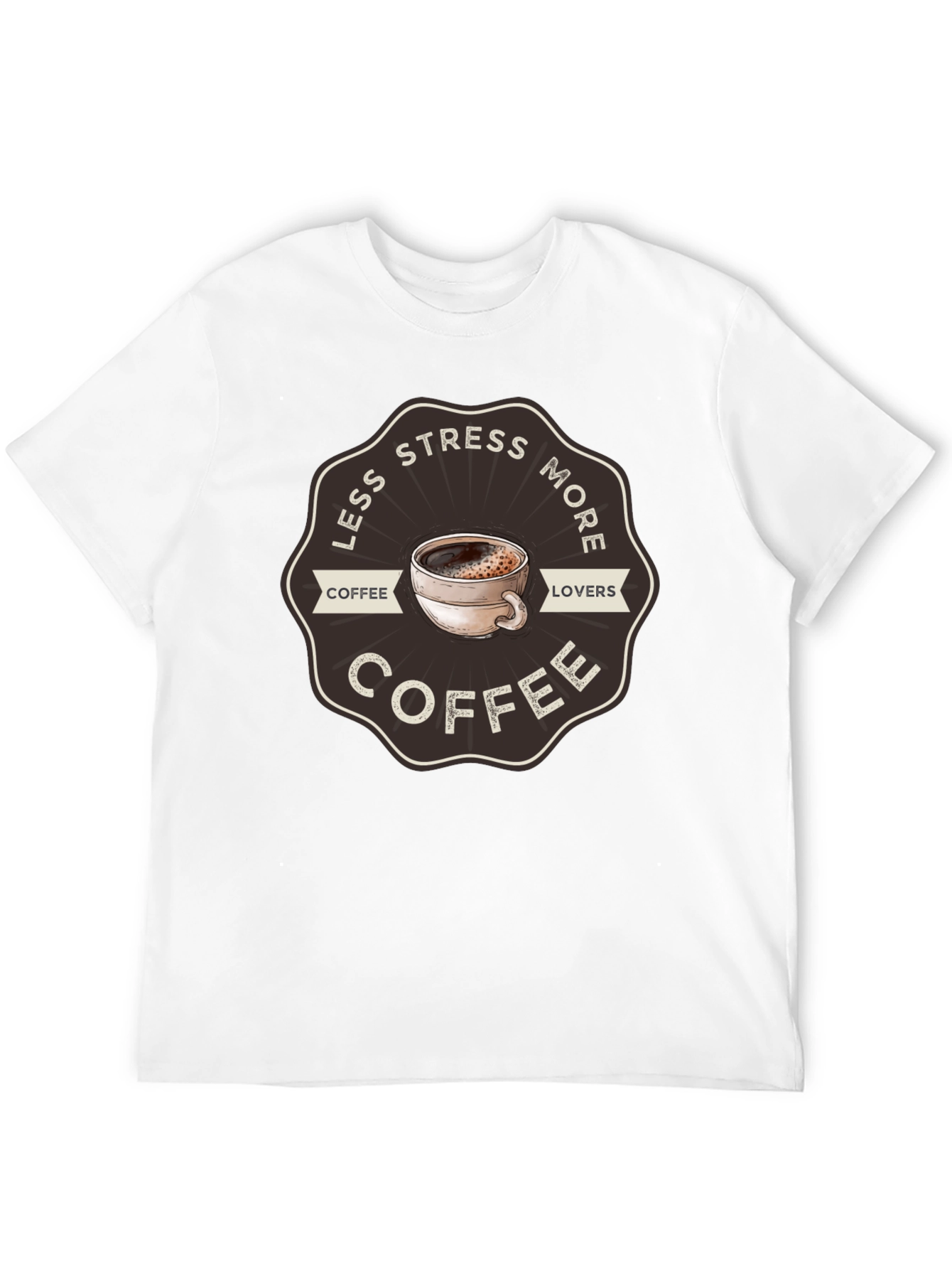 Less Stress More Coffee Graphic Tee