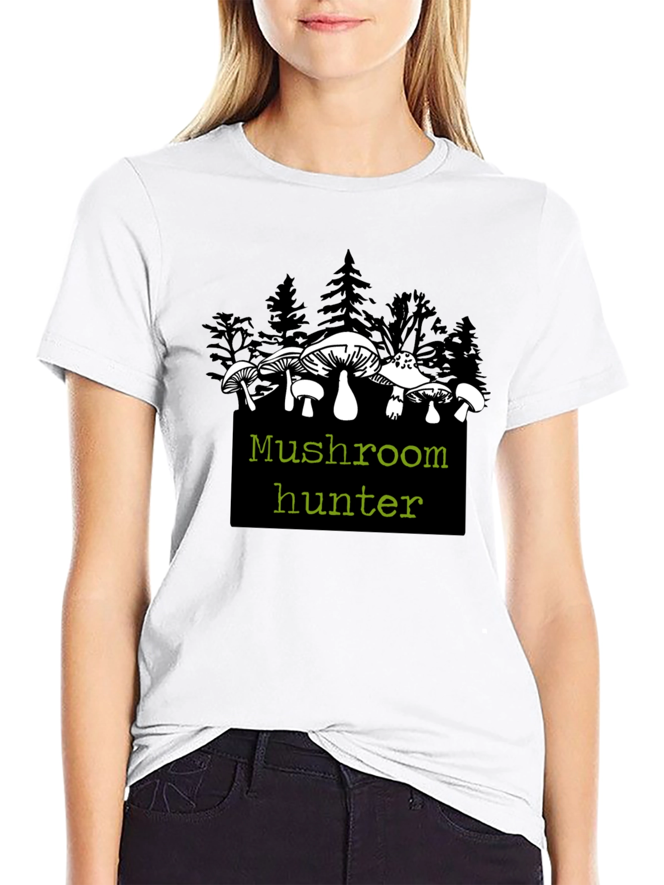 Mushroom Hunter Graphic T-Shirt - Nature Enthusiast Tee