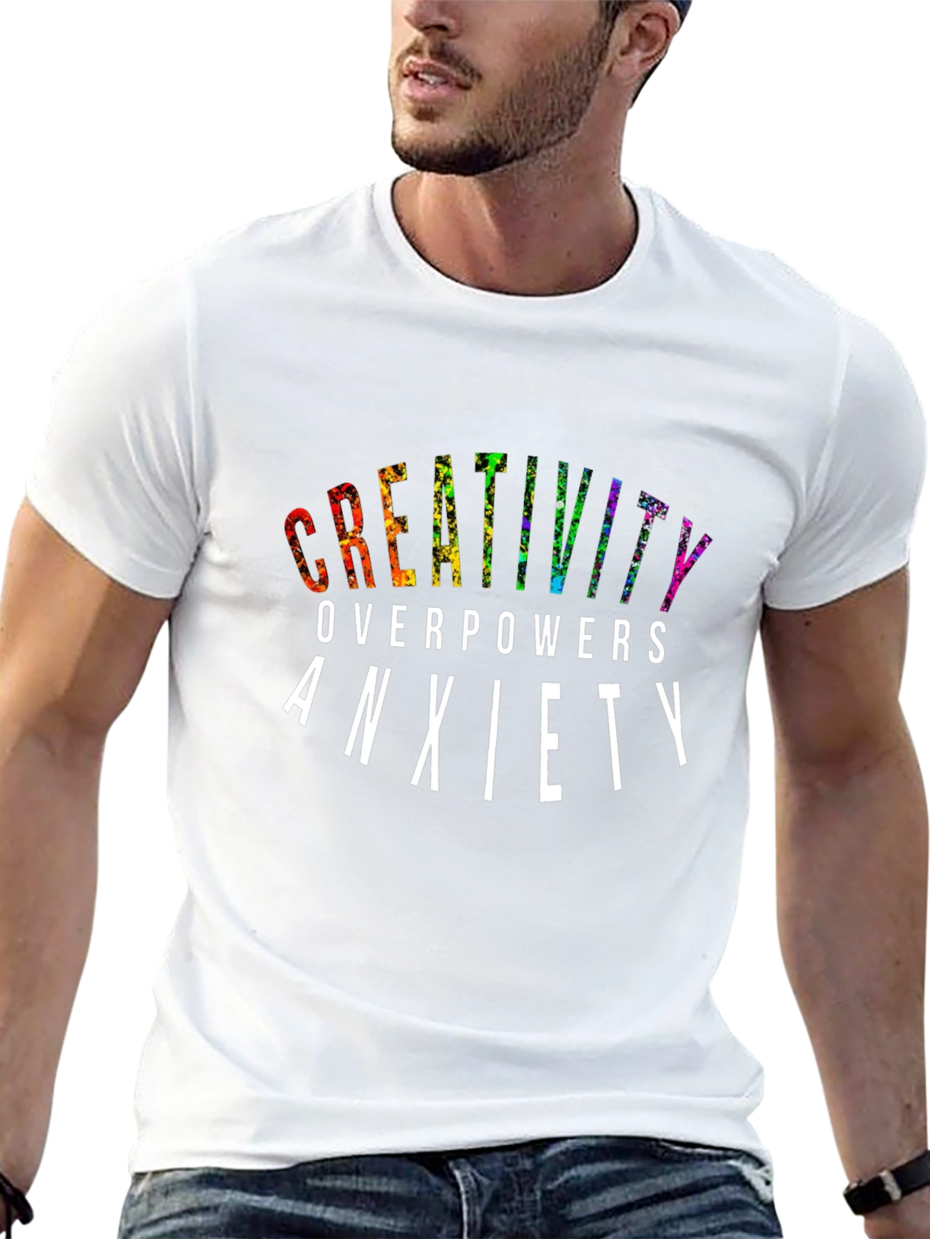 Creativity Overpowers Anxiety Graphic Tee