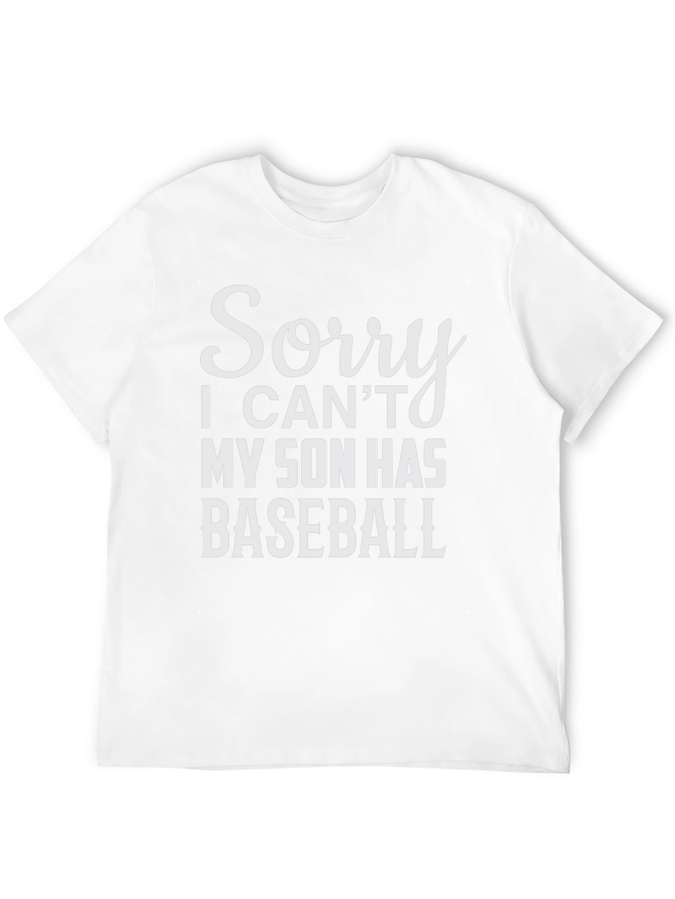 Funny Baseball Dad T-Shirt - Sons Baseball Game Tee
