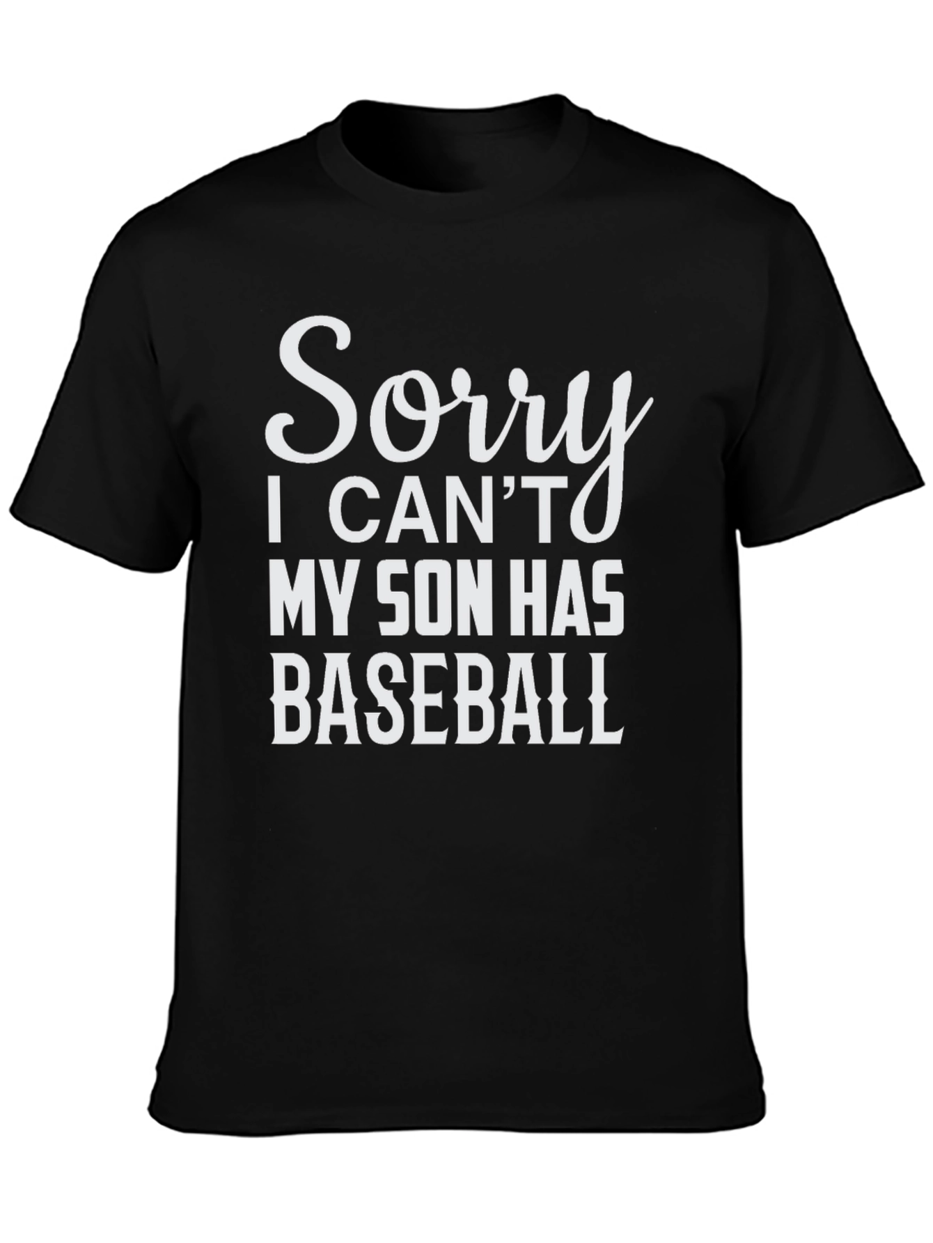 Funny Baseball Dad T-Shirt - Sons Baseball Game Tee