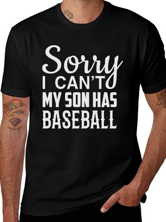Funny Baseball Dad T-Shirt - Sons Baseball Game Tee