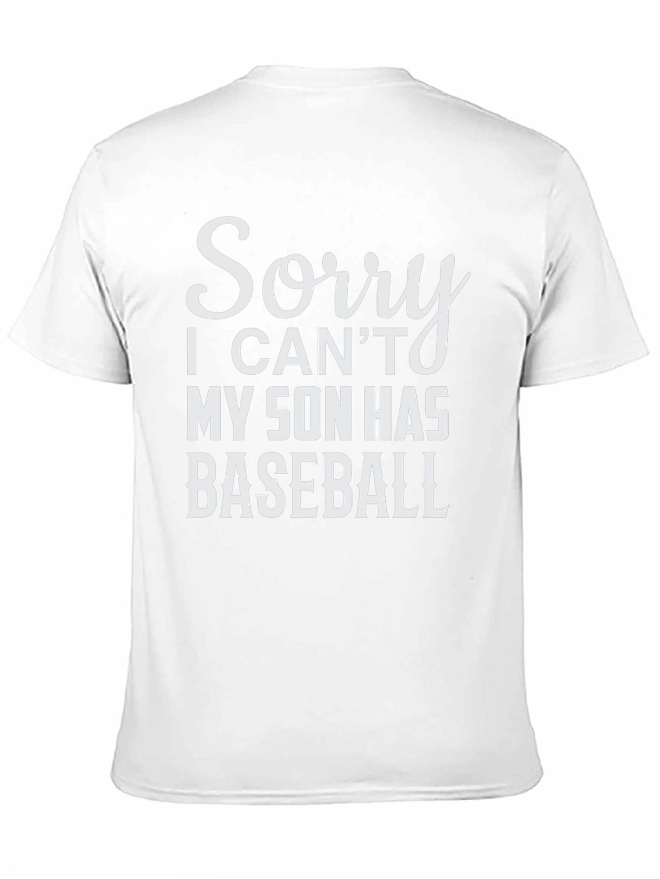 Funny Baseball Dad T-Shirt - Sons Baseball Game Tee