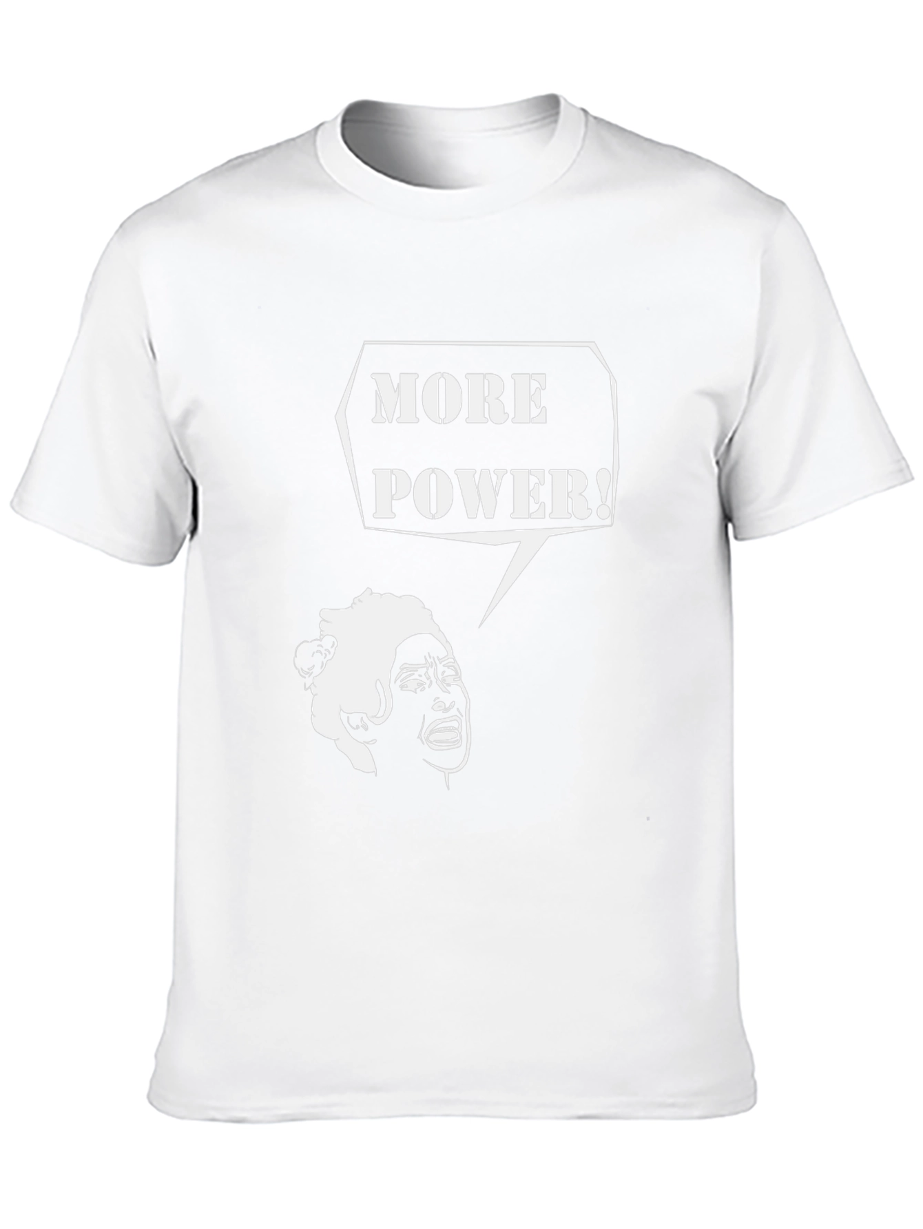More Power T-Shirt - Black Graphic Tee