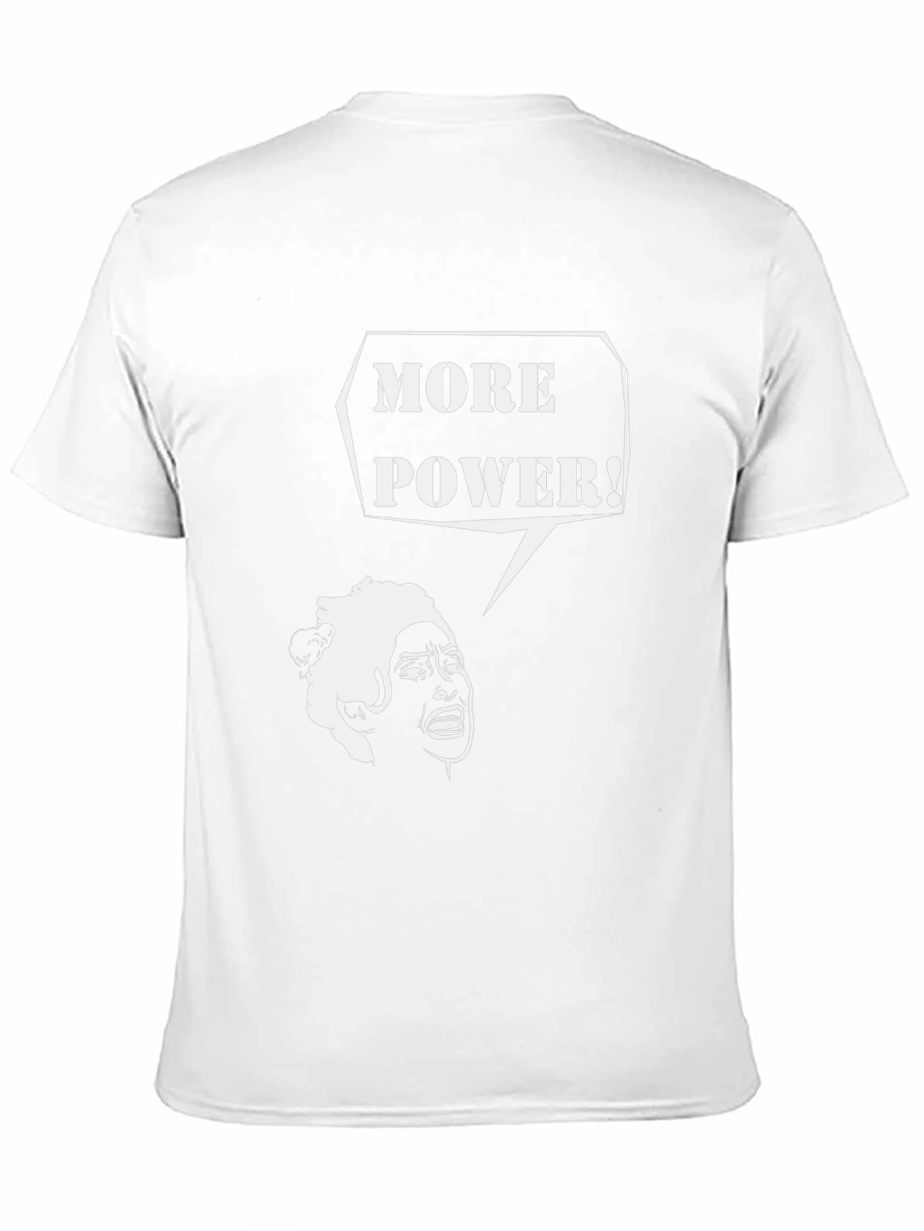 More Power T-Shirt - Black Graphic Tee