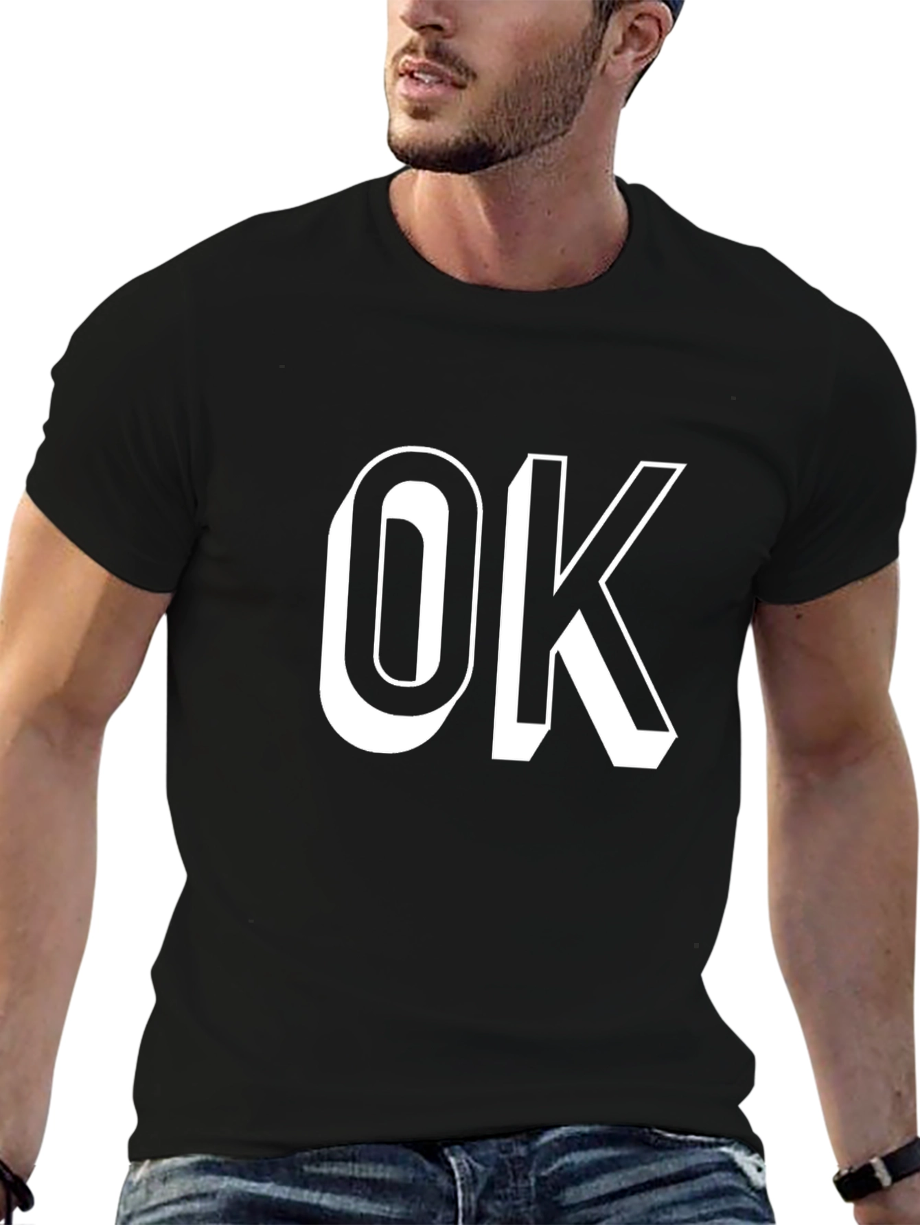 OK T-Shirt - Bold Graphic Tee